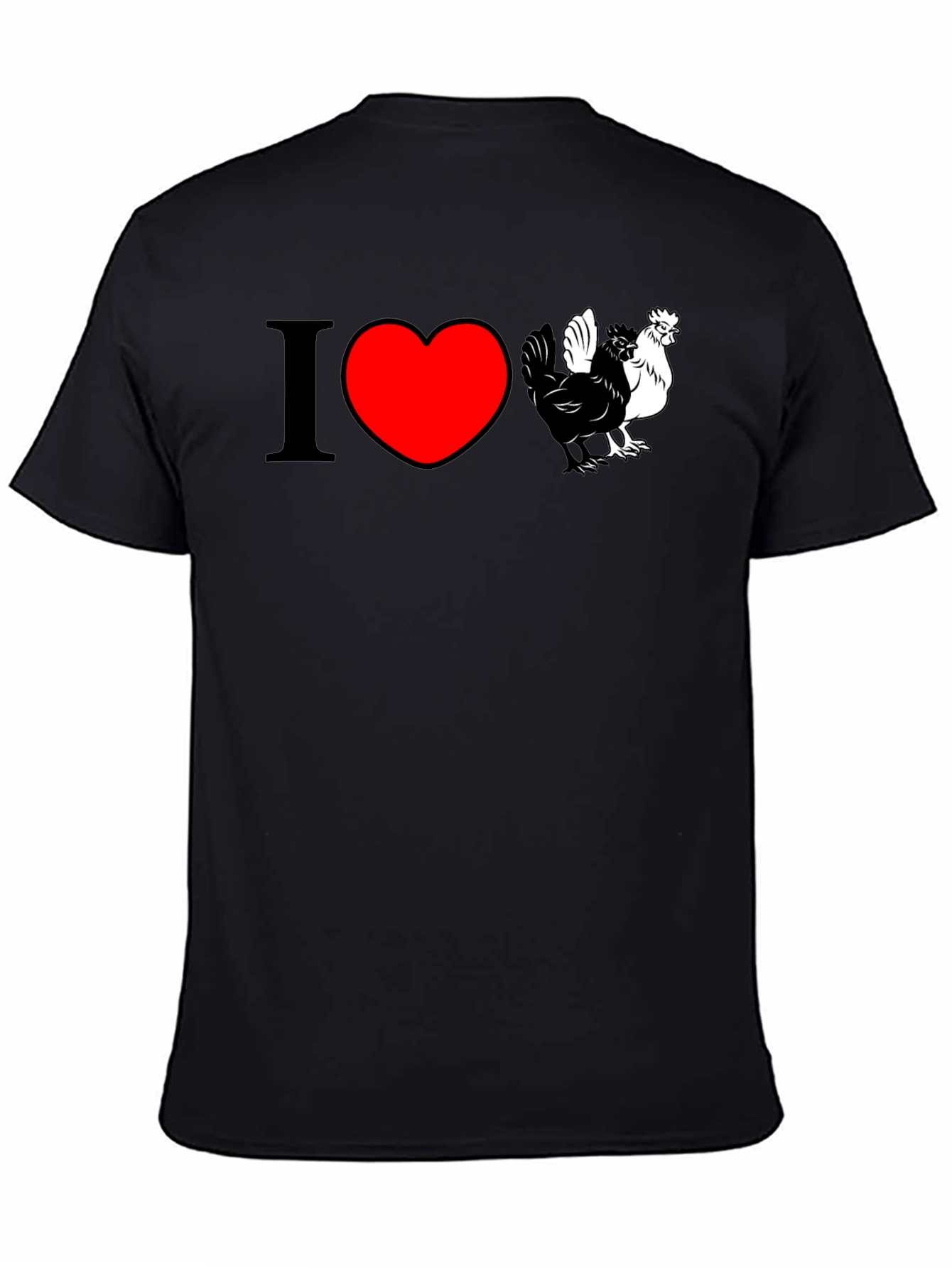 I Heart Chickens T-Shirt - Cute Farm Animal Tee - 4