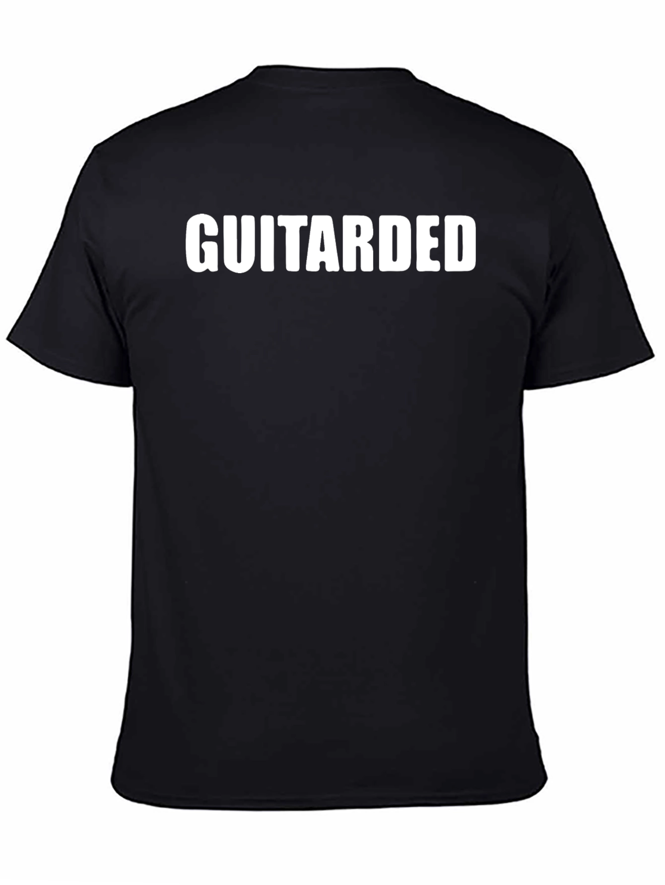 Black GuitarDed Black Graphic Tee view 4