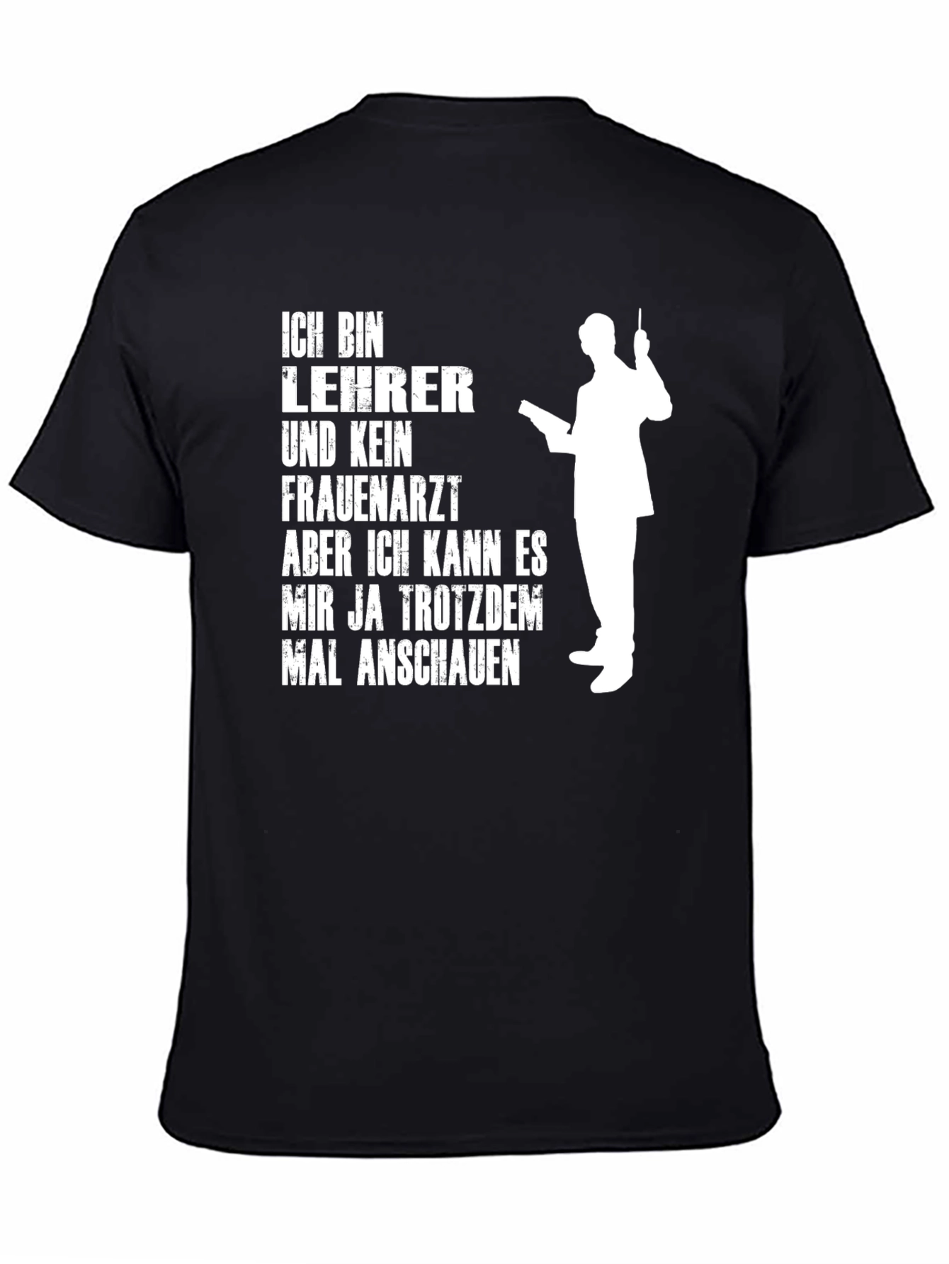 Black Teacher Novelty Graphic T-Shirt view 4