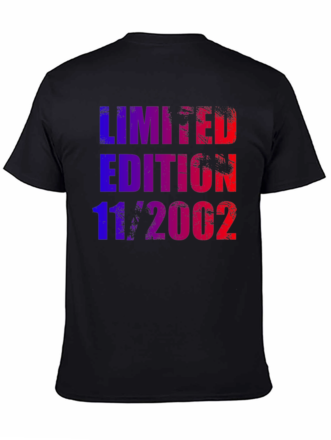 Black Limited Edition 11/2002 Graphic T-Shirt view 4