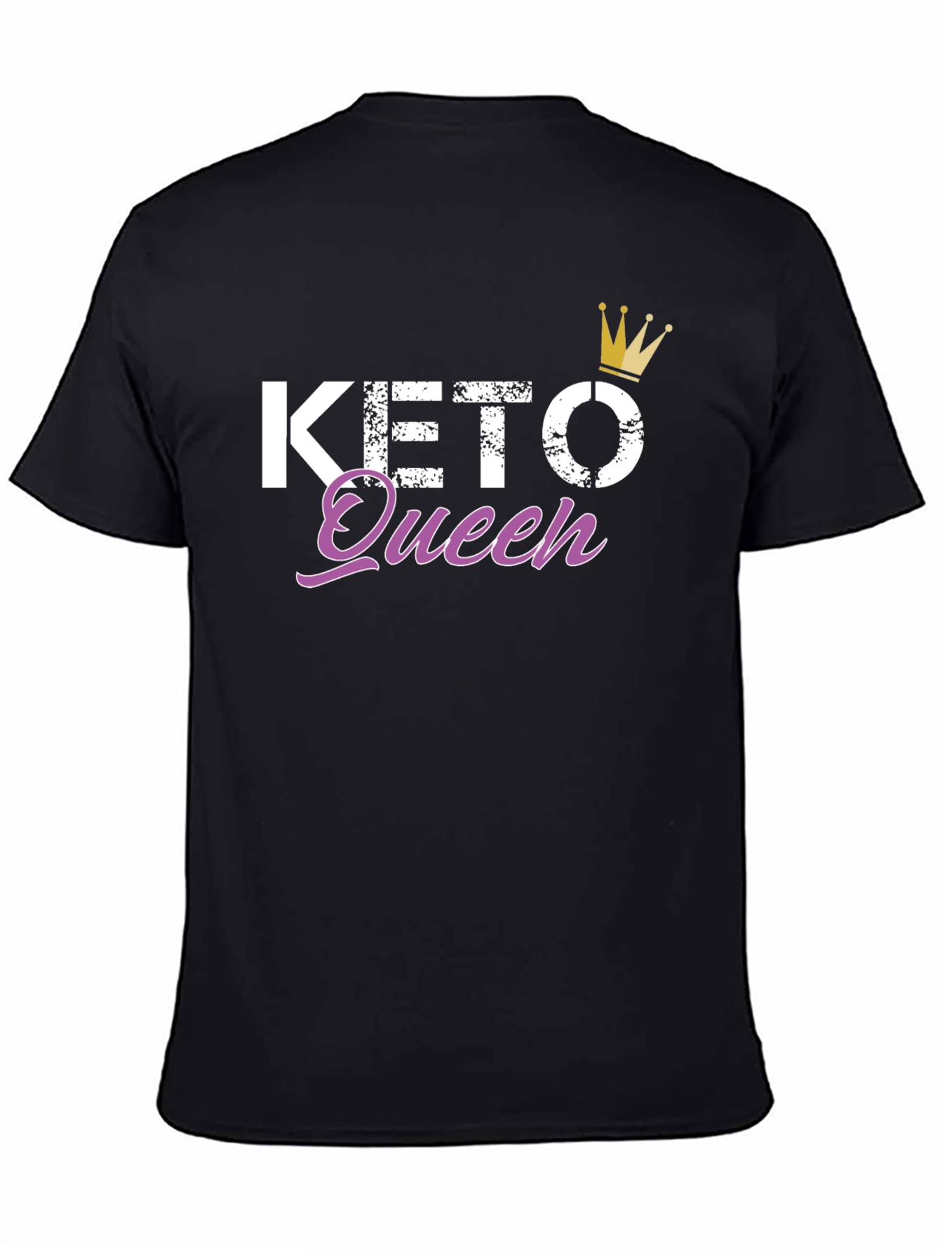 Black Keto Queen Graphic Tee - Stylish & Comfortable view 4