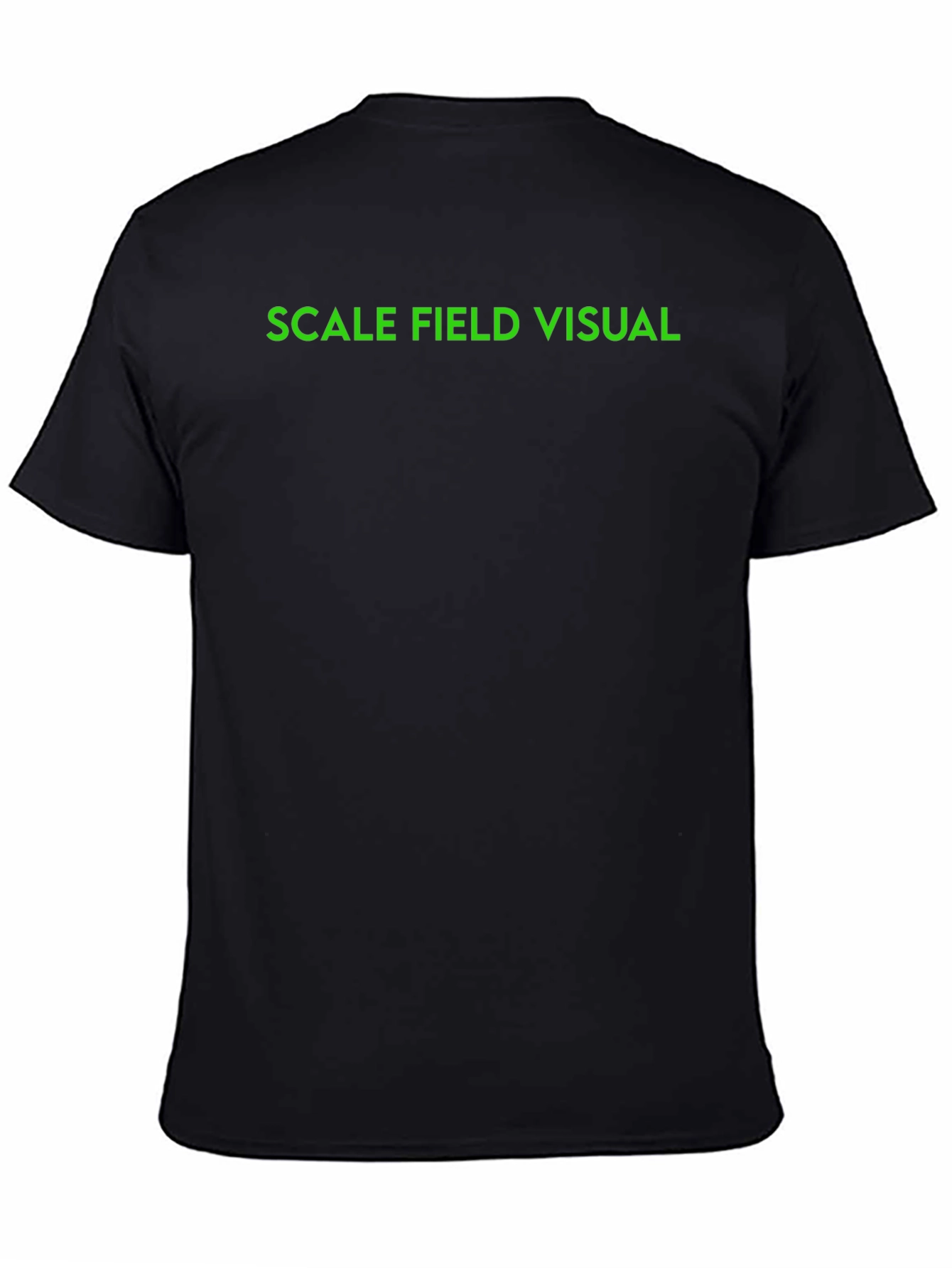 Black Scale Field Visual T-Shirt - Black view 4