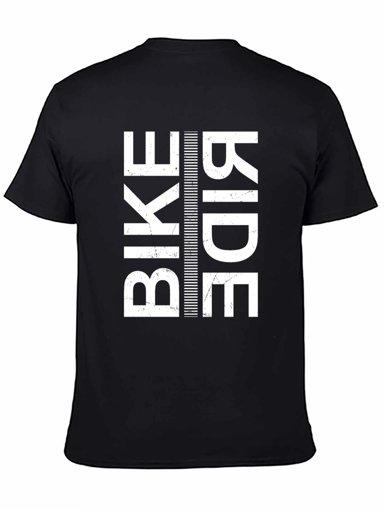 Black Ride Bike Kid T-Shirt - Black view 4