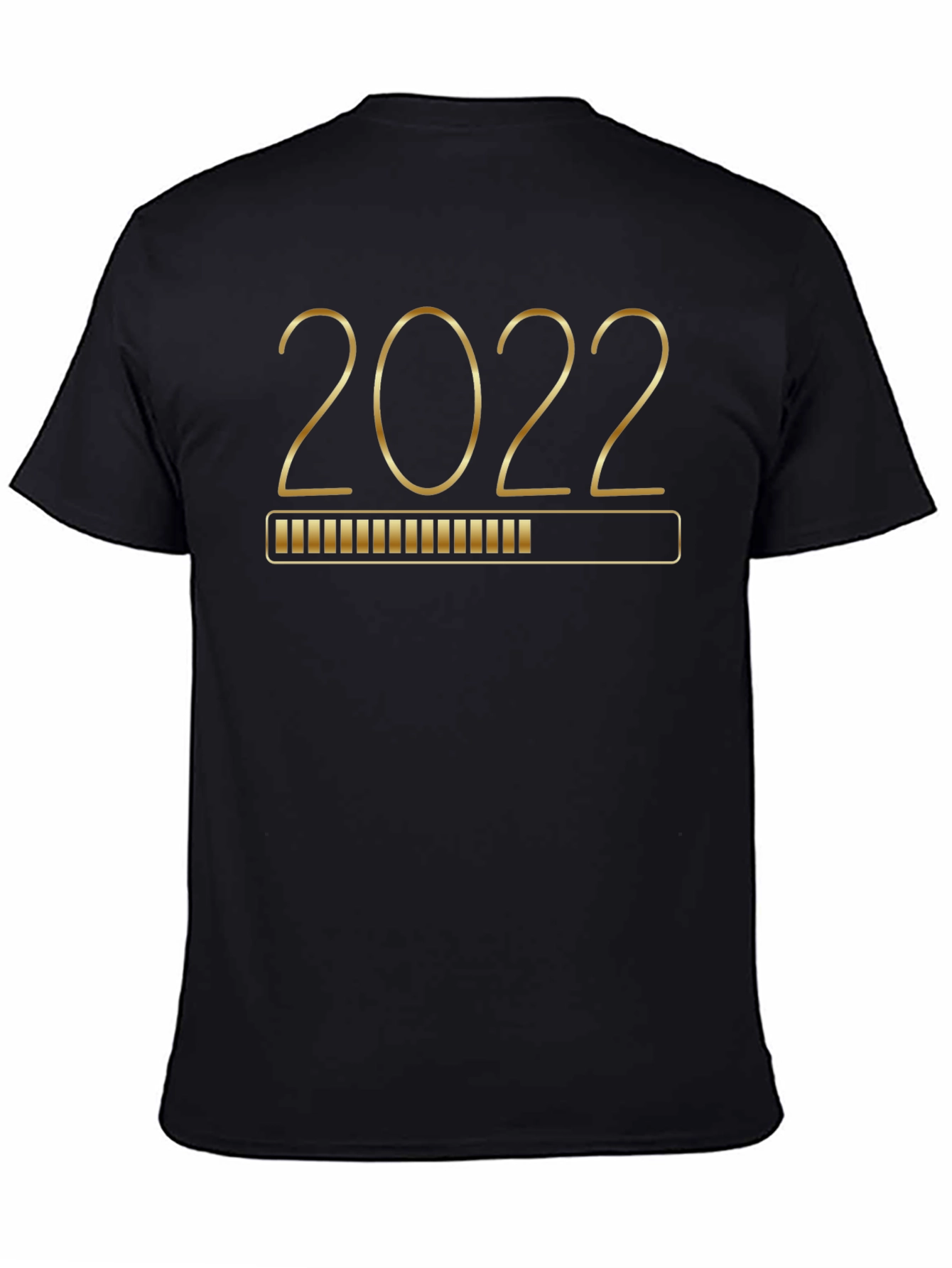 Black 2022 Loading Black Graphic T-Shirt view 4