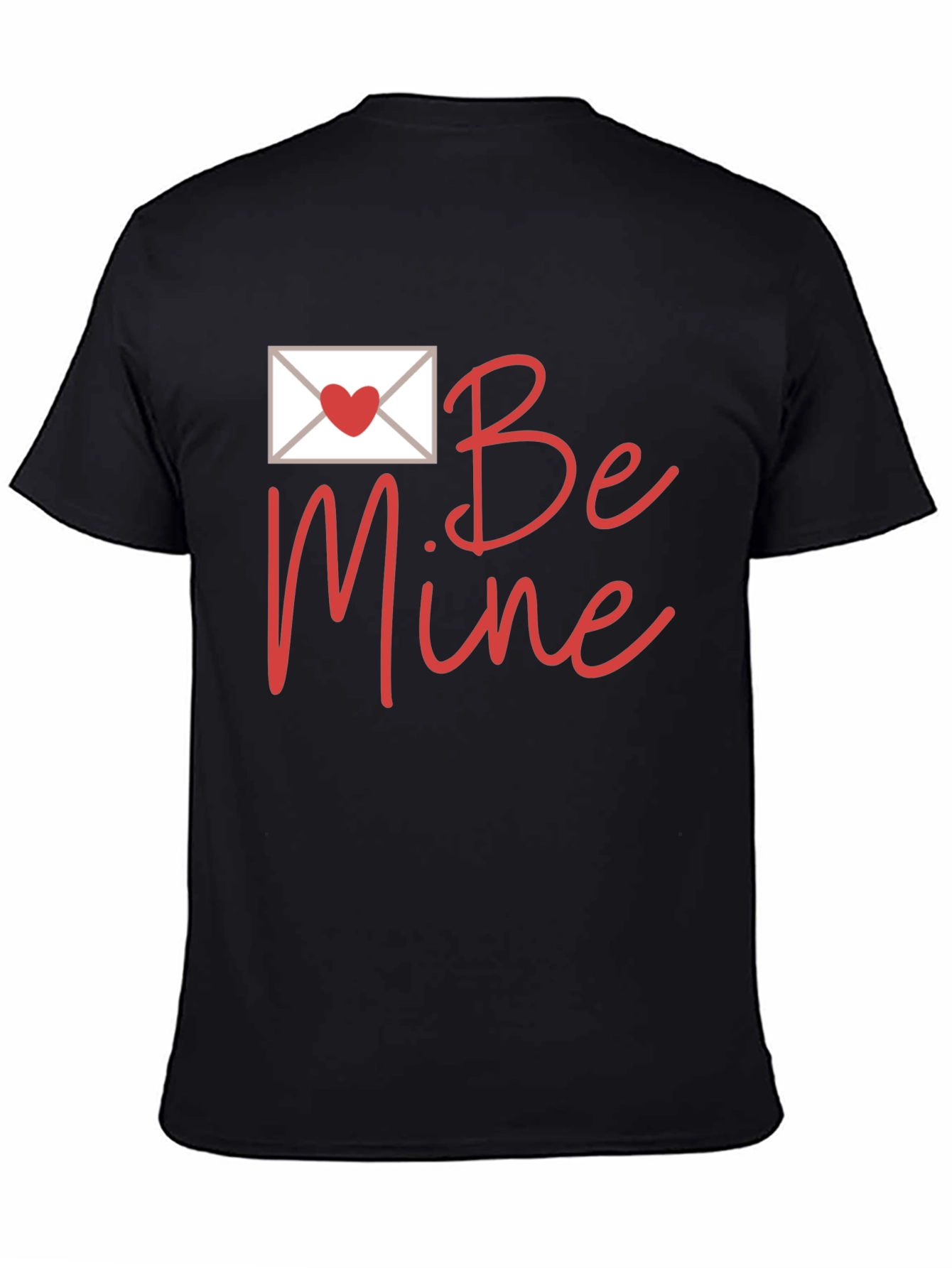 Black Be Mine Valentine's Day Graphic Tee view 4