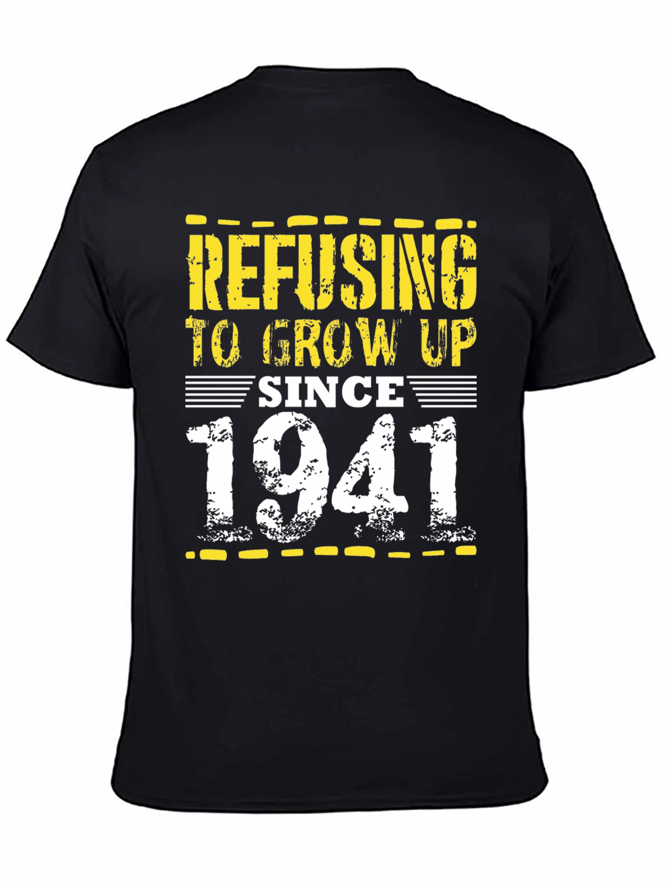Black Refusing to Grow Up Since 1941 Graphic Tee view 4