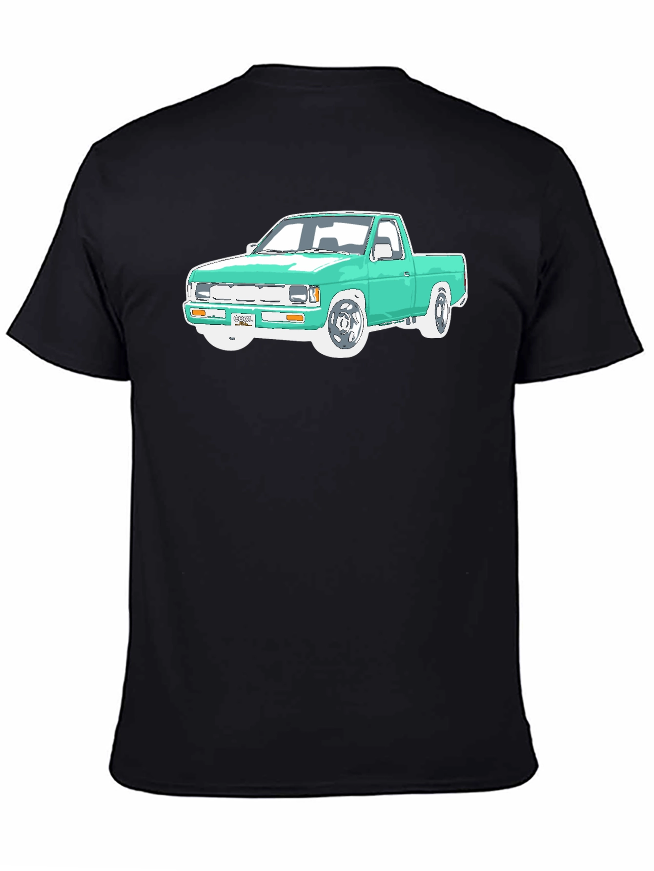 Black Truck Graphic Tee - Cool Car T-Shirt view 4