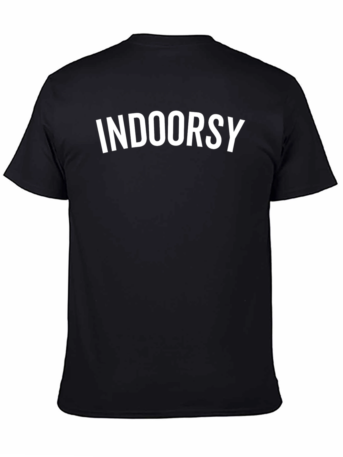 Black Indoorsy Black T-Shirt - Cozy & Stylish view 4