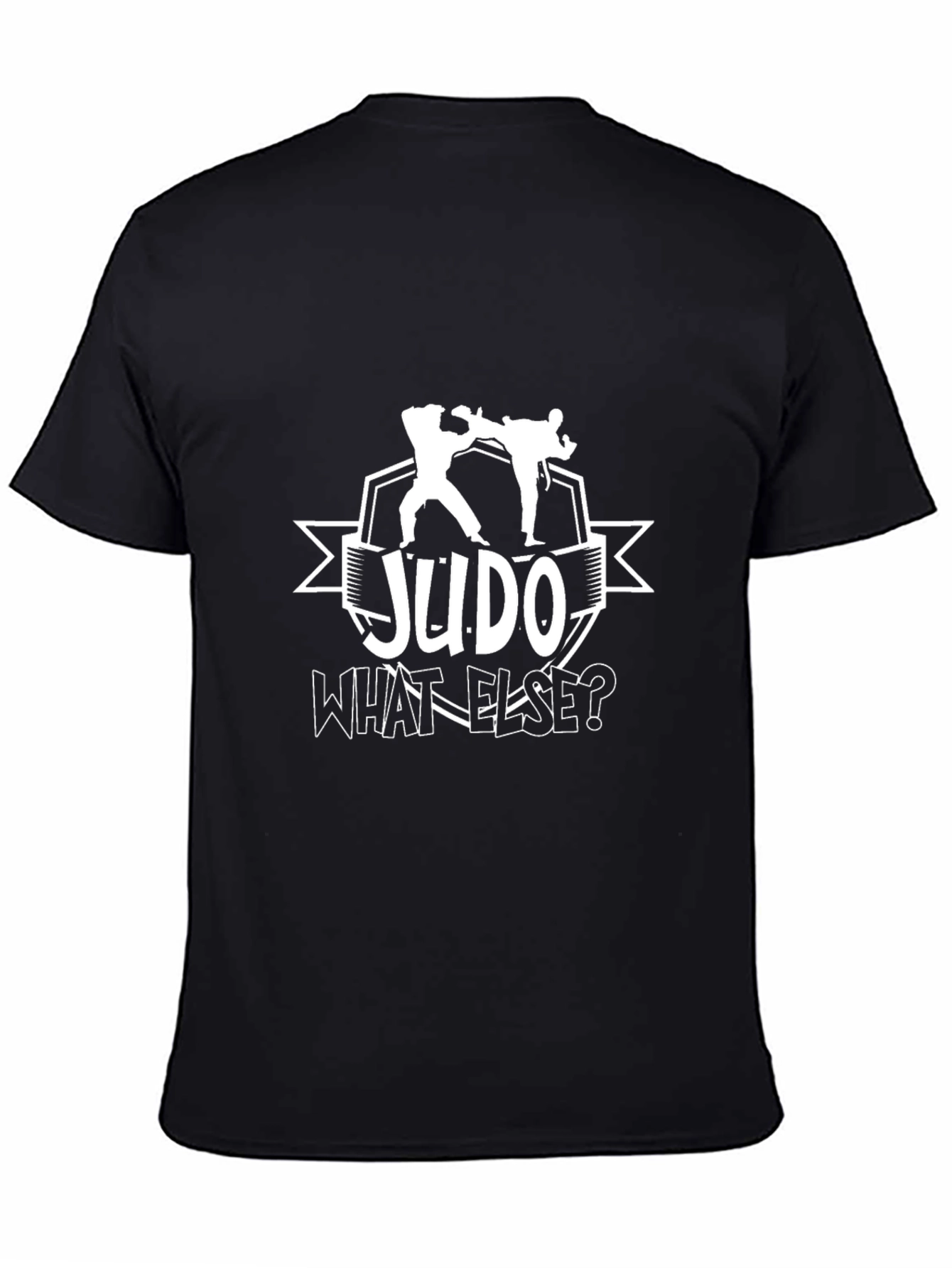 Black Judo What Else? Black T-Shirt view 4