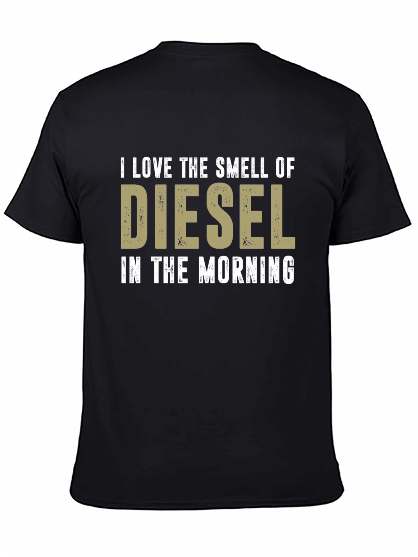 Black Diesel Smell T-Shirt -  Morning Aroma Tee view 4