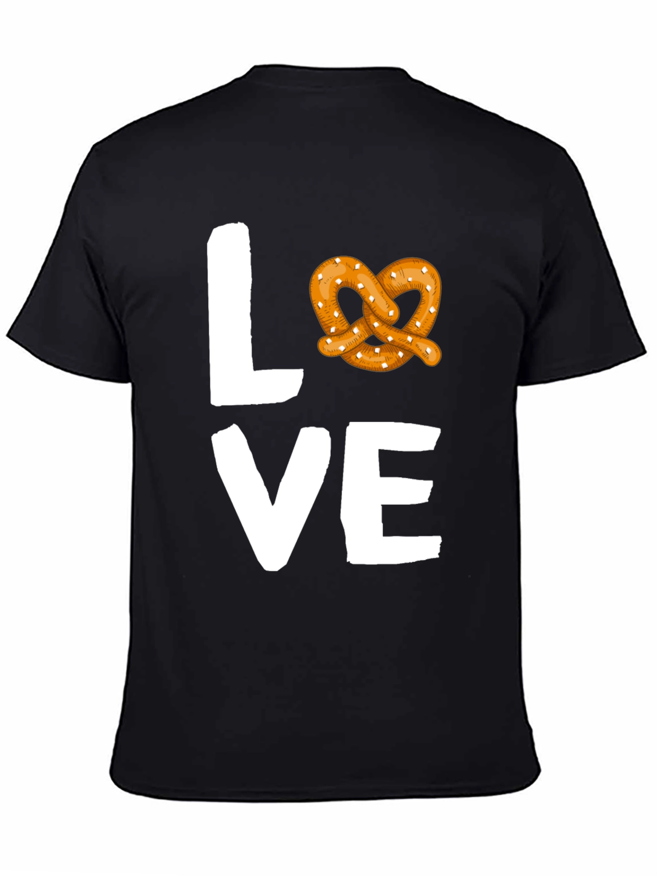 Black Love Pretzel Graphic Tee - Soft Cotton Blend view 4