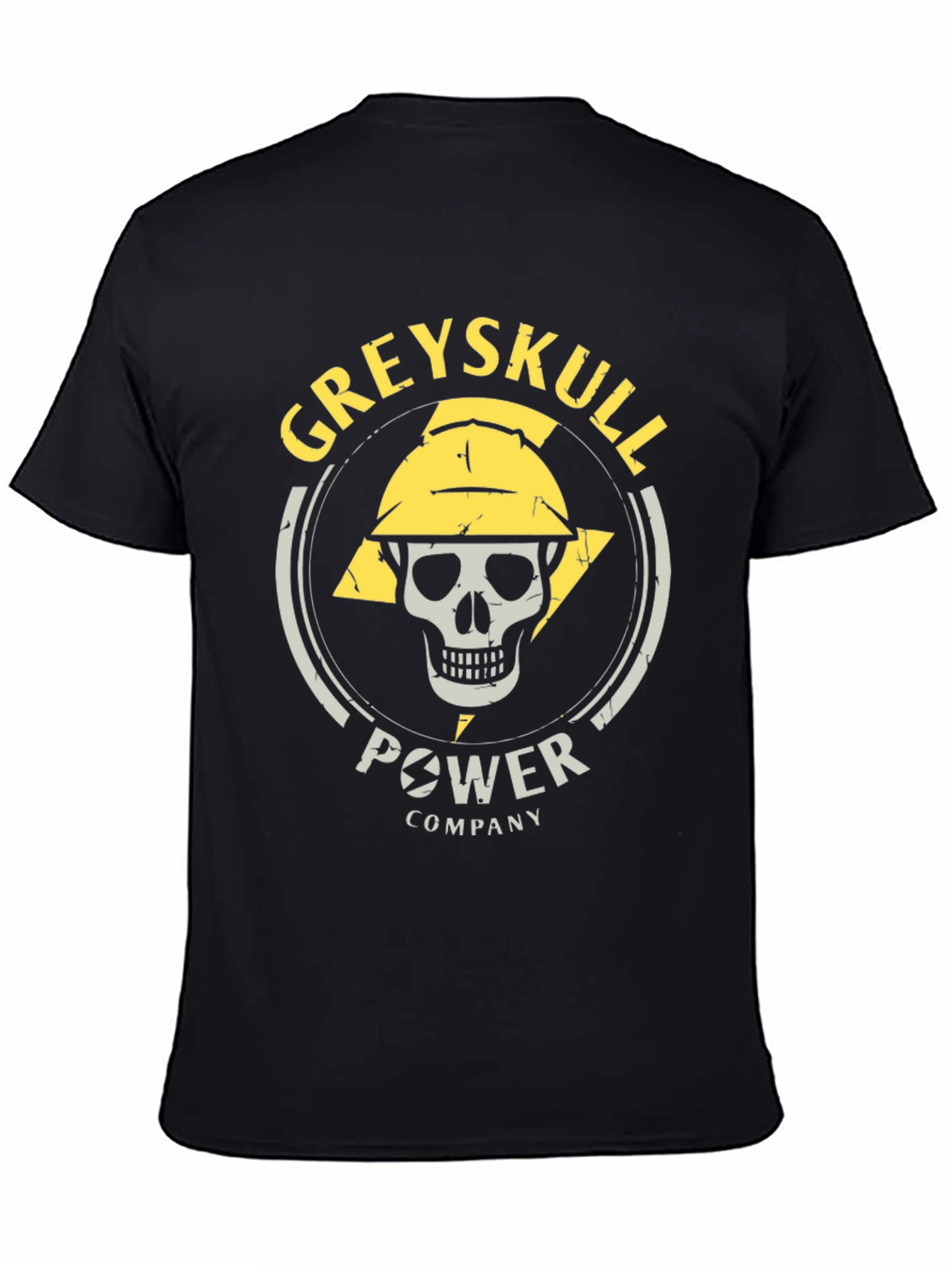Black Greyskull Power Company Graphic Tee view 4