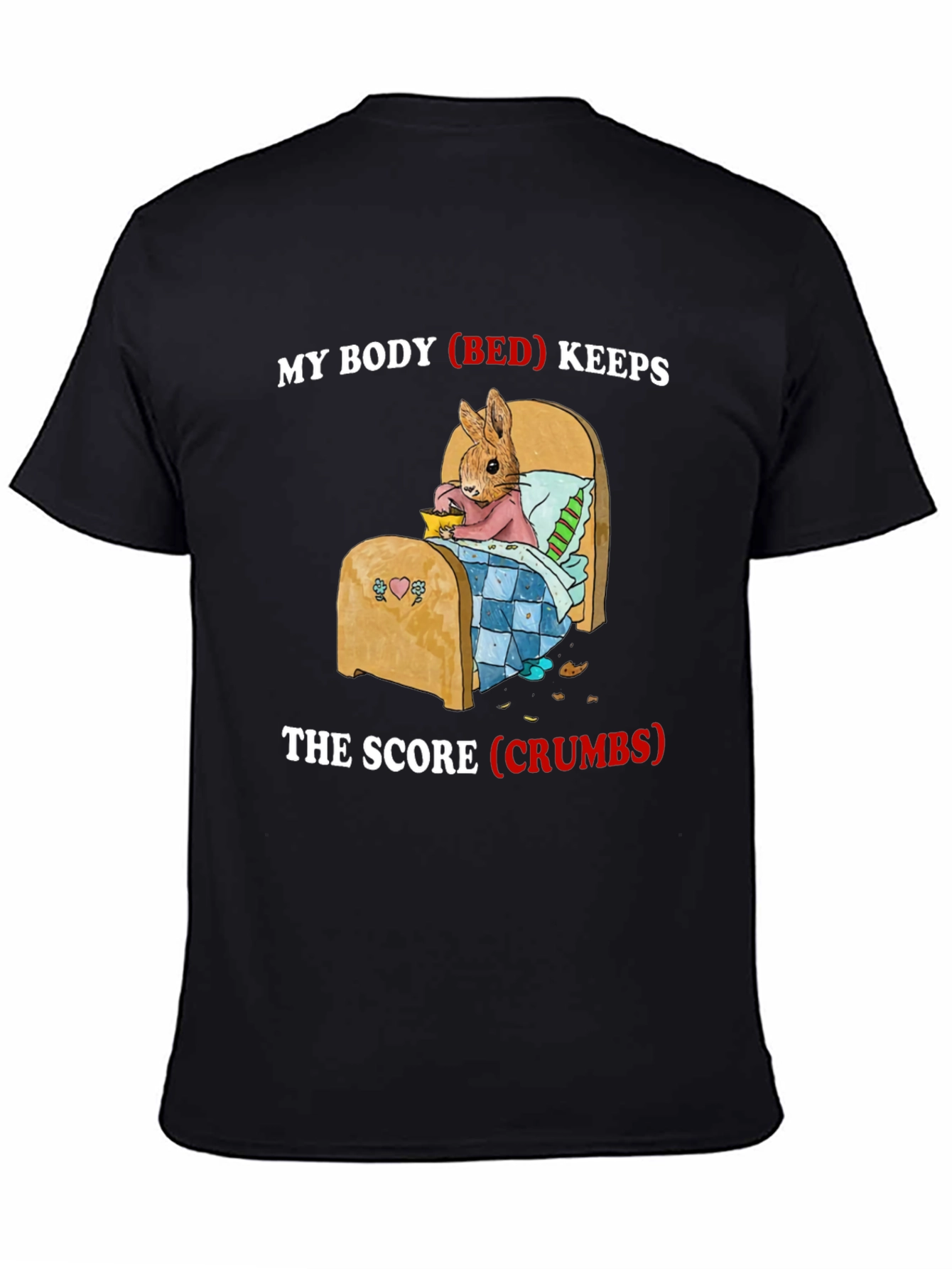 Black My Body (Bed) Keeps The Score (Crumbs) T-Shirt view 4