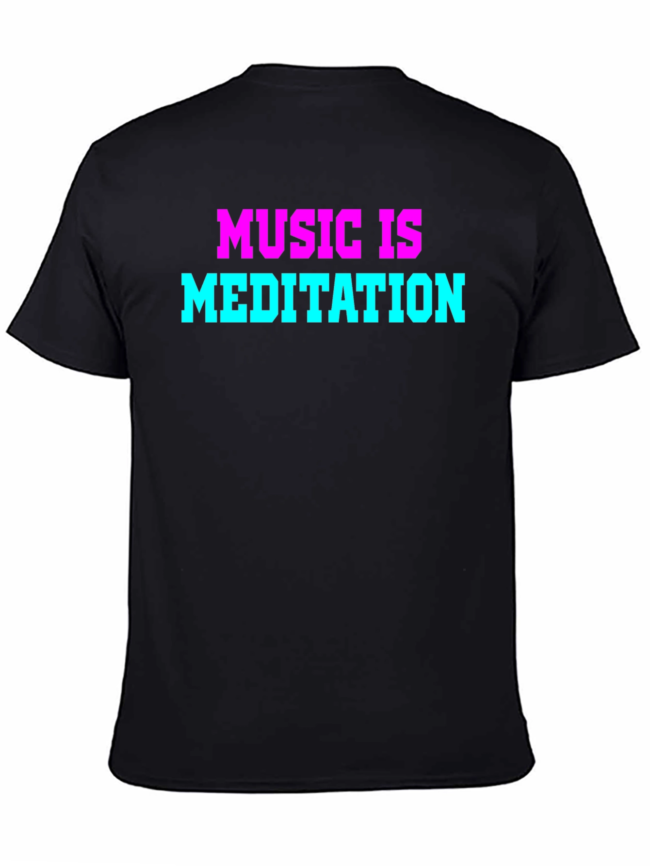 Black Music is Meditation T-Shirt - Black view 4
