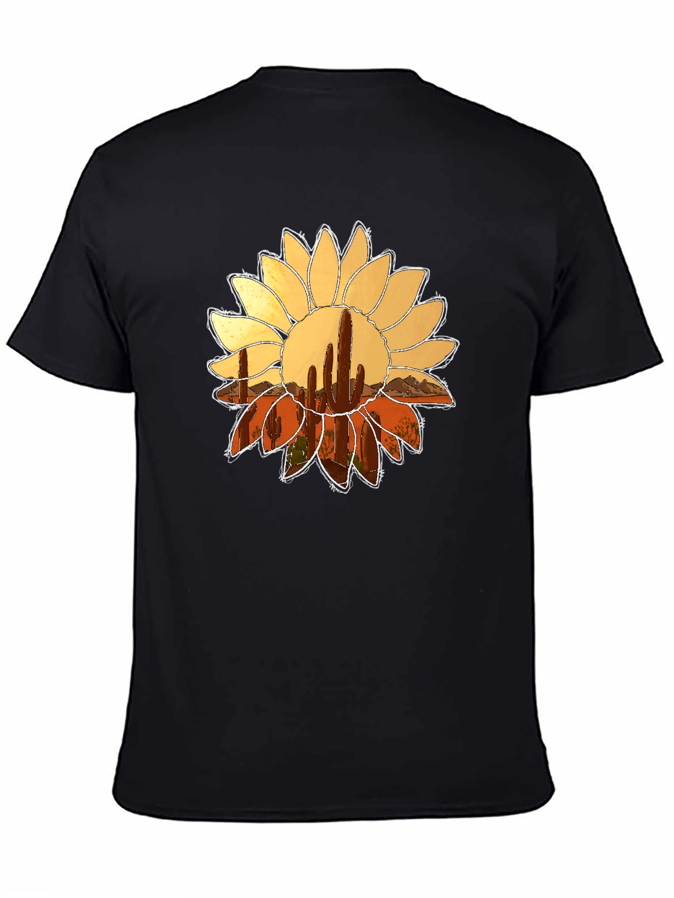 Cactus Flower Graphic Tee - Desert Bloom - 4
