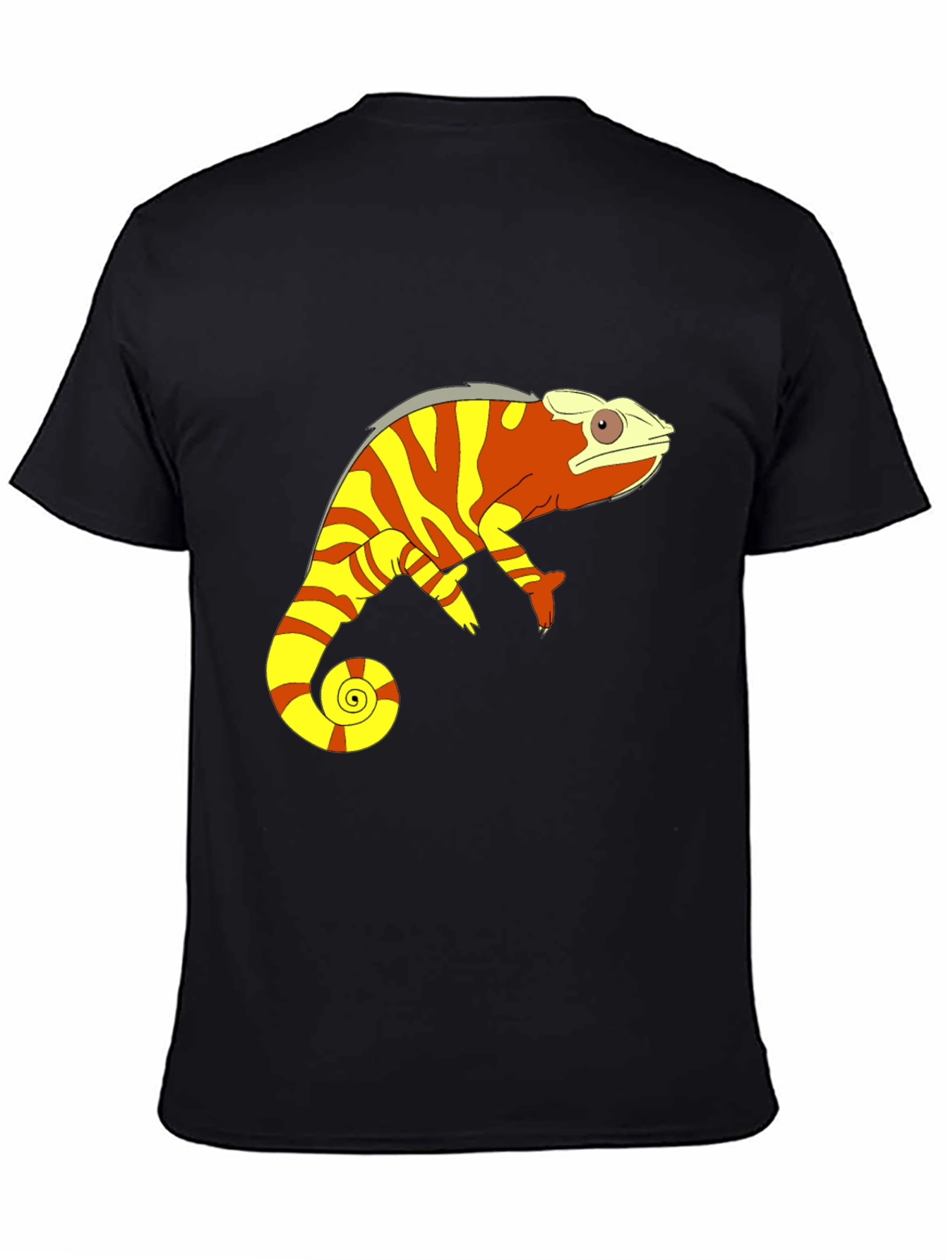 Black Chameleon Graphic Tee - Stylish & Unique view 4