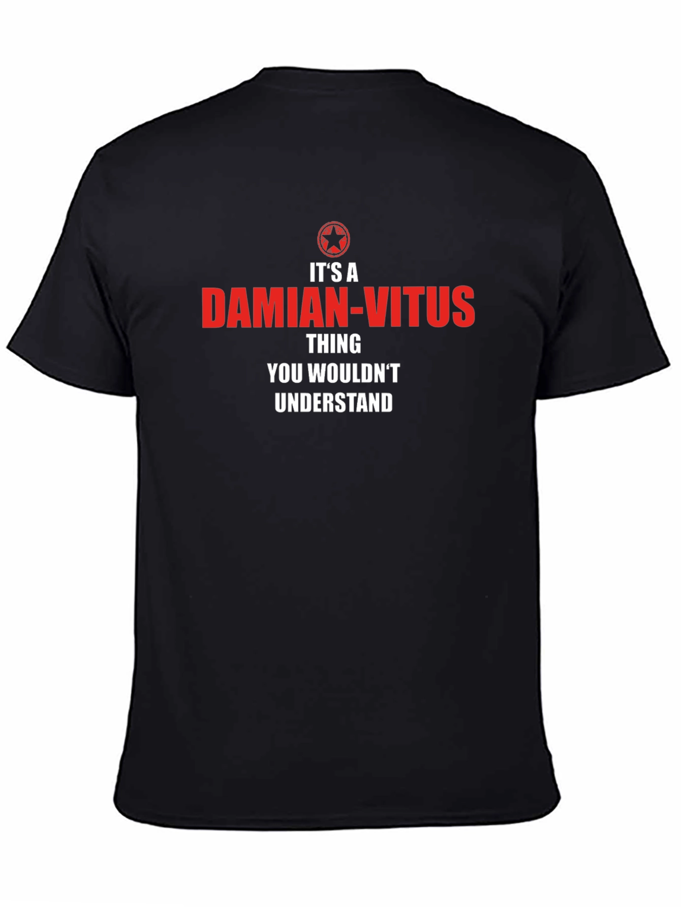 Black It's a Damian-Vitus Thing T-Shirt view 4