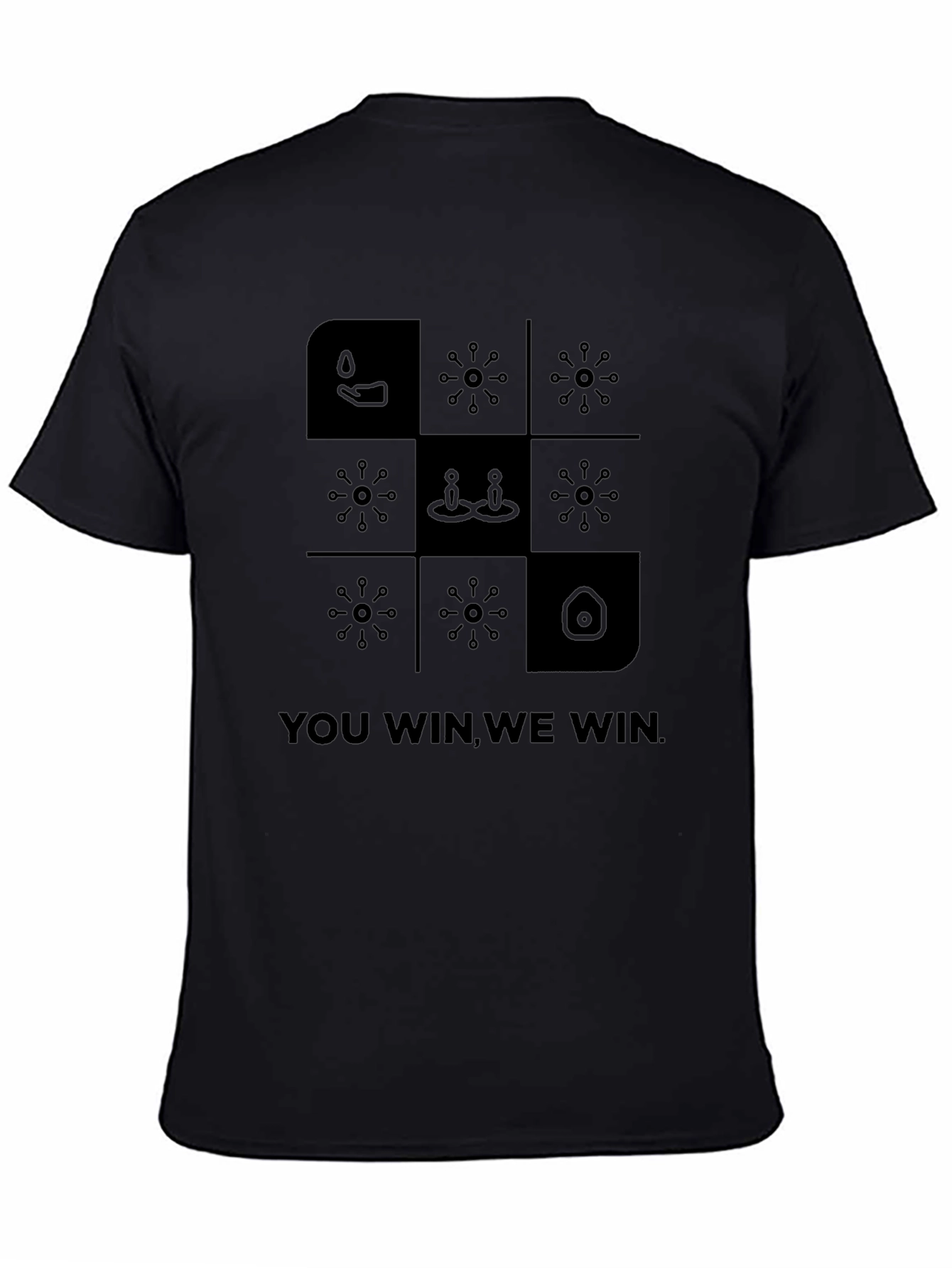 Black You Win, We Win Tee view 4