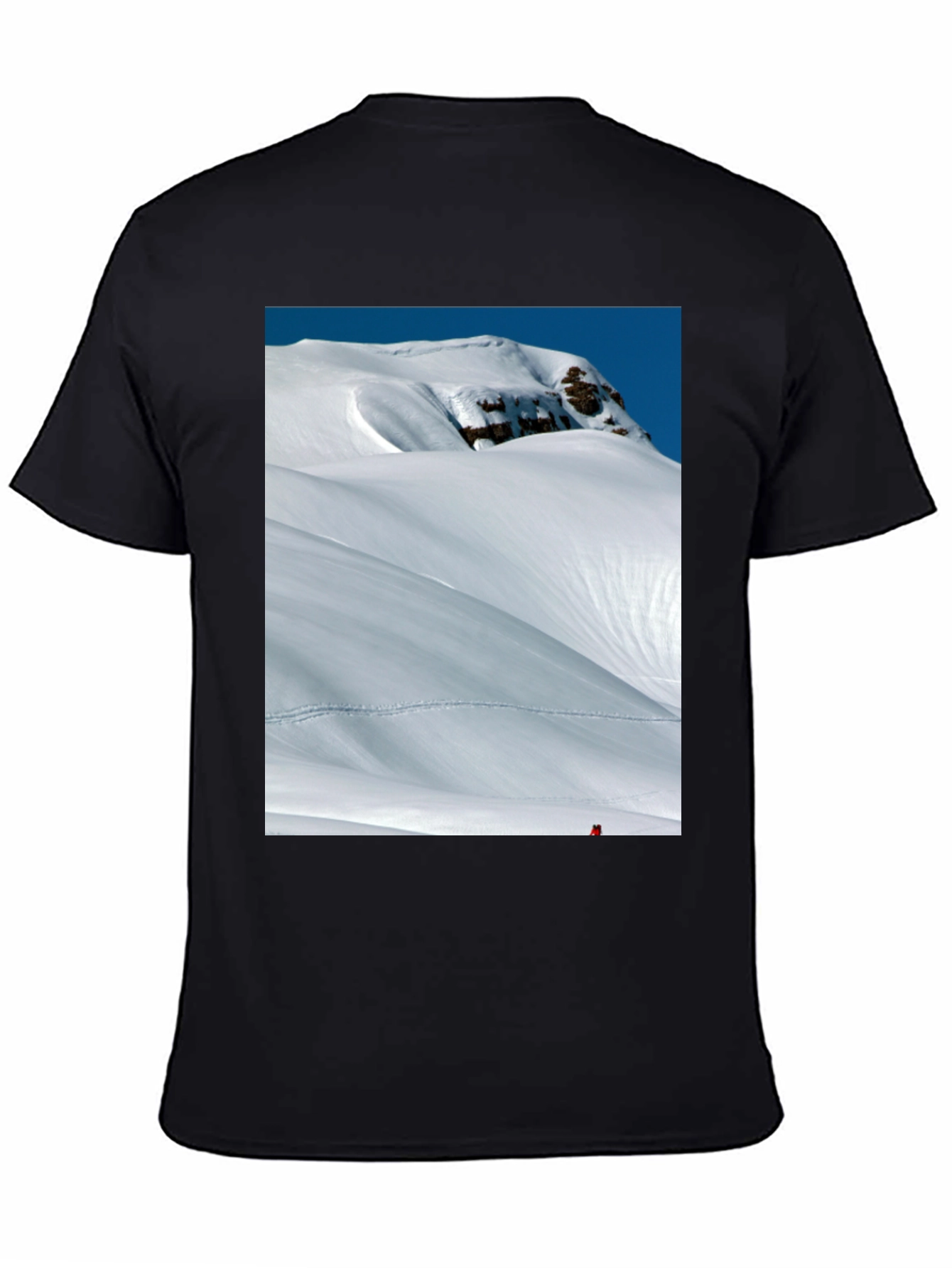 Black Mountainscape Graphic T-Shirt - Adventure Ready! view 4