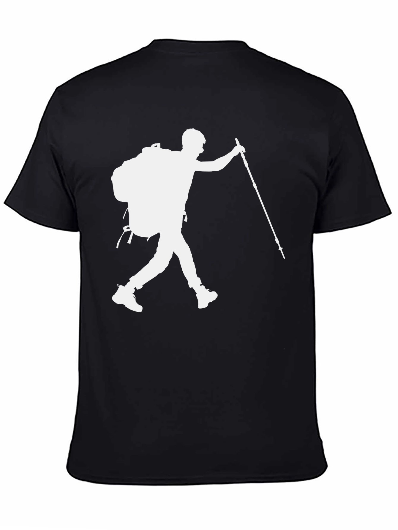 Black Hiking Adventure T-Shirt - Black view 4