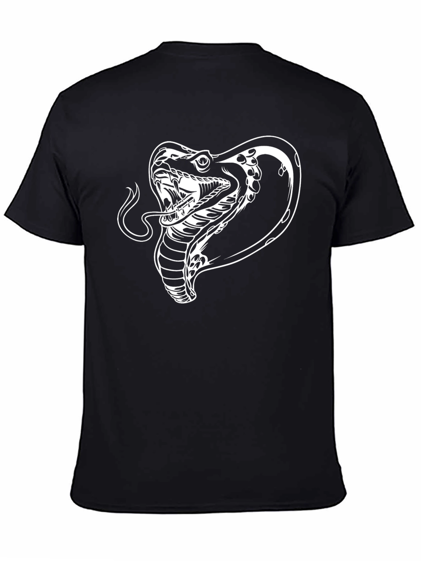 Black Cobra Snake Graphic Tee - Cool Design! view 4