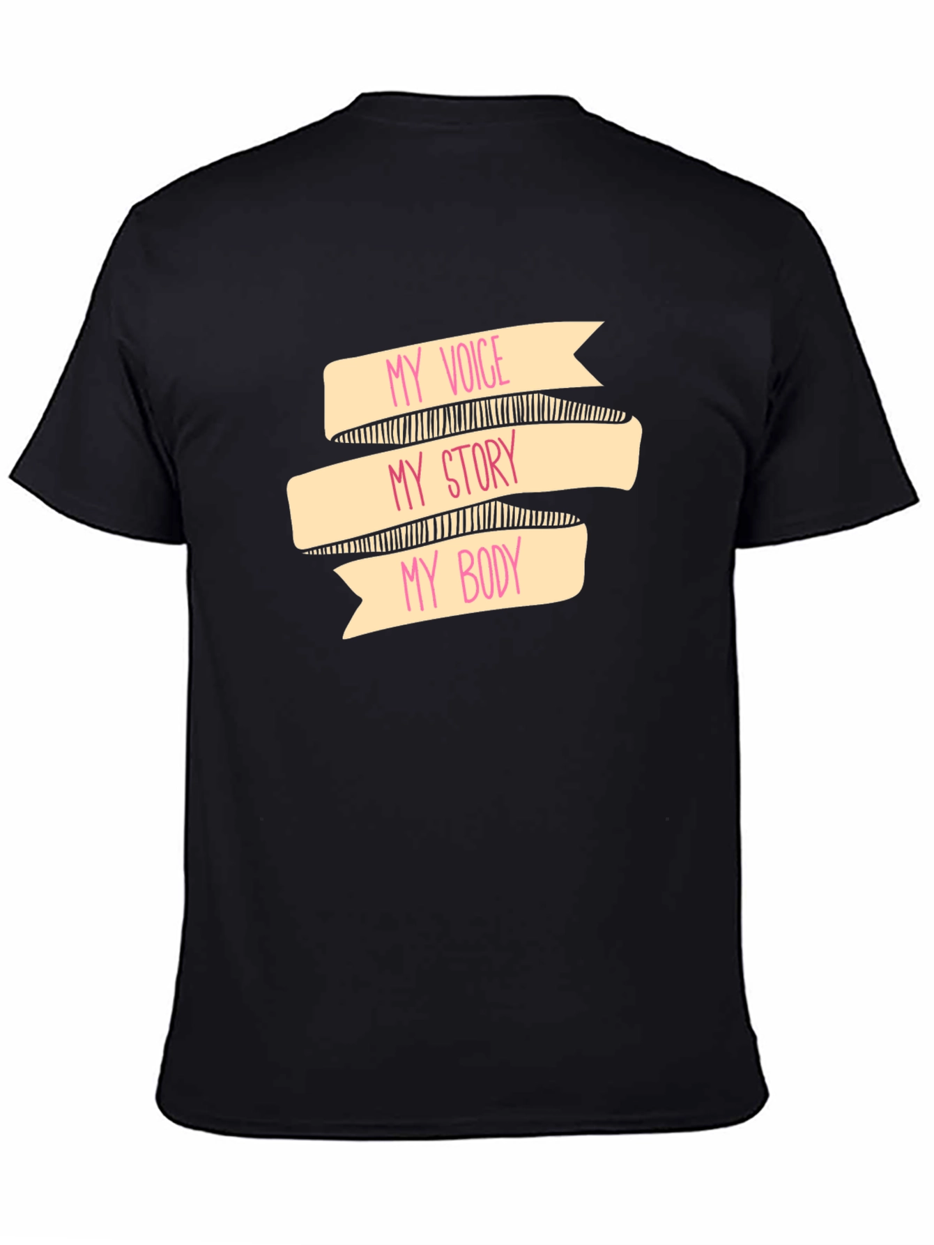 Black My Voice My Story My Body Graphic Tee view 4