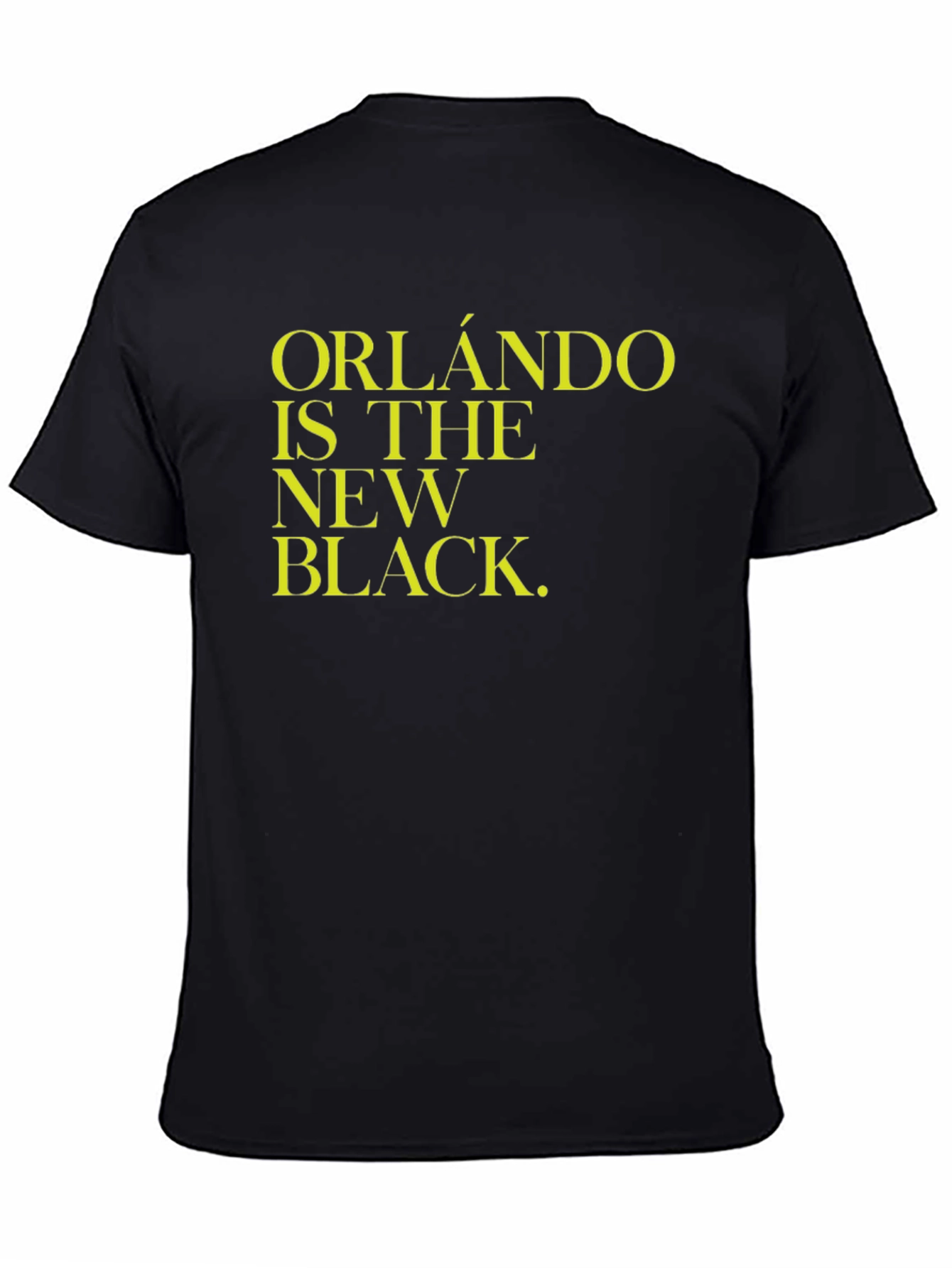 Black Orlando is The New Black Graphic T-Shirt view 4