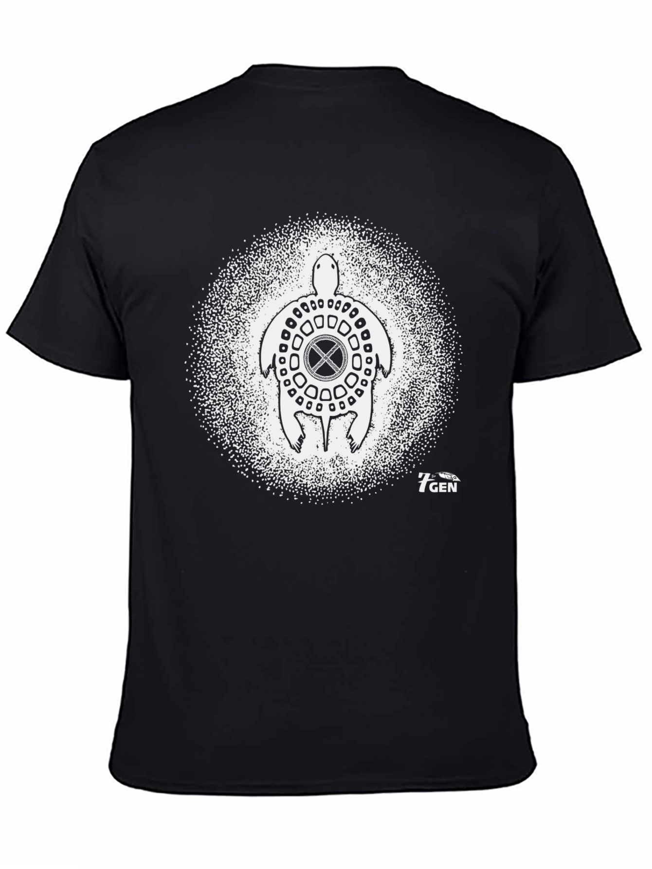 Black Black Turtle Graphic Tee - 7GEN view 4