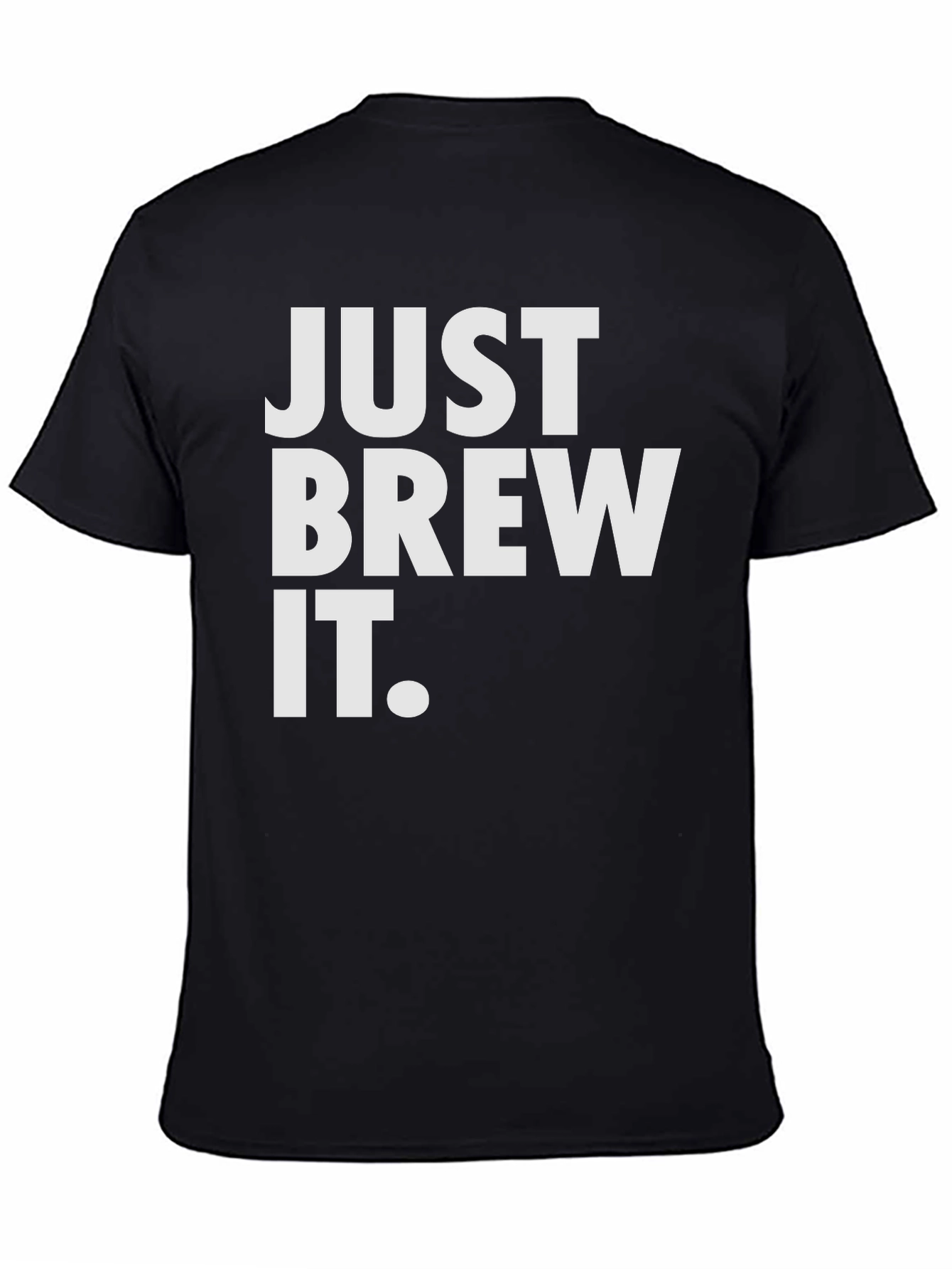 Black Just Brew It Black T-Shirt view 4