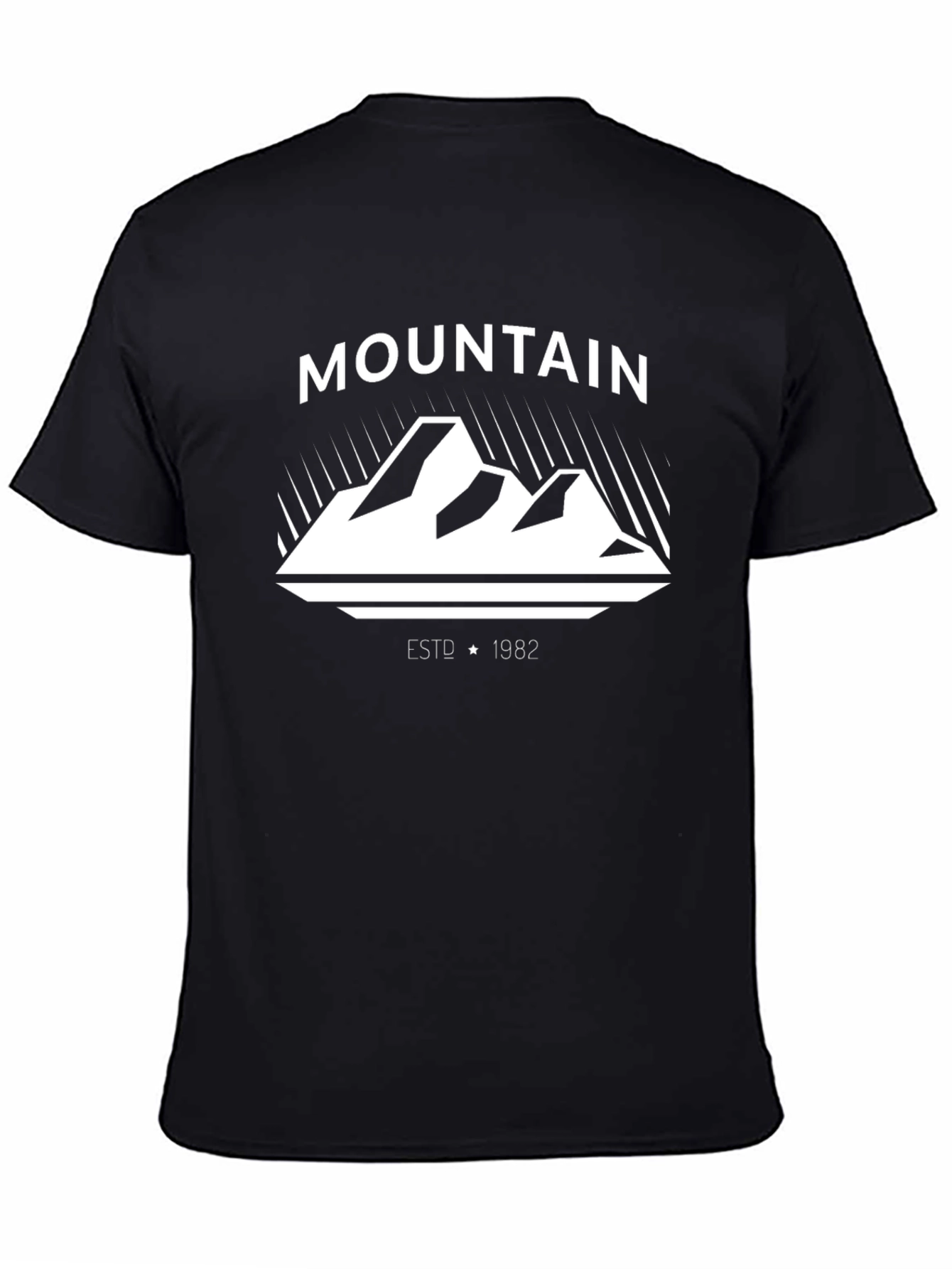 Black Mountain Graphic Black T-Shirt view 4