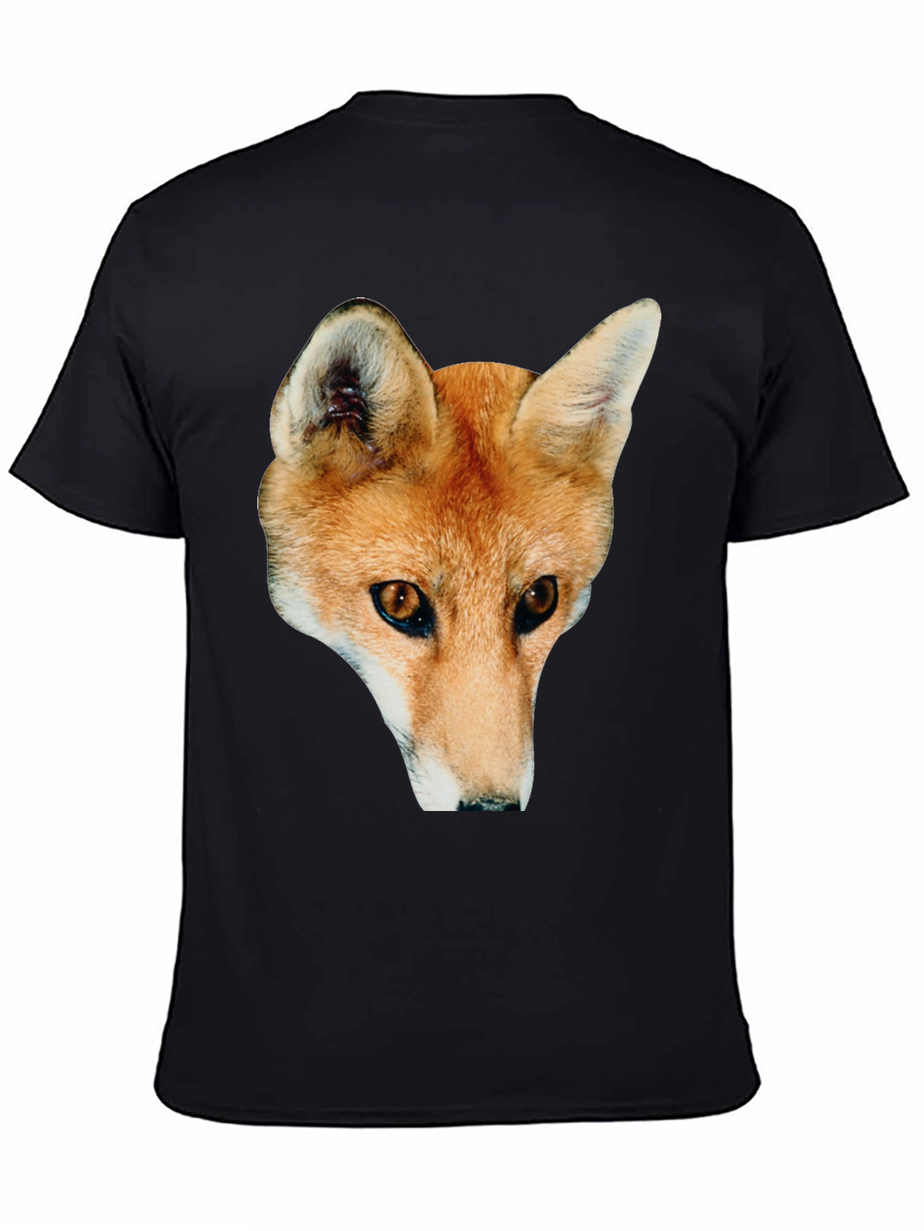 Black Fox Graphic Black T-Shirt view 4
