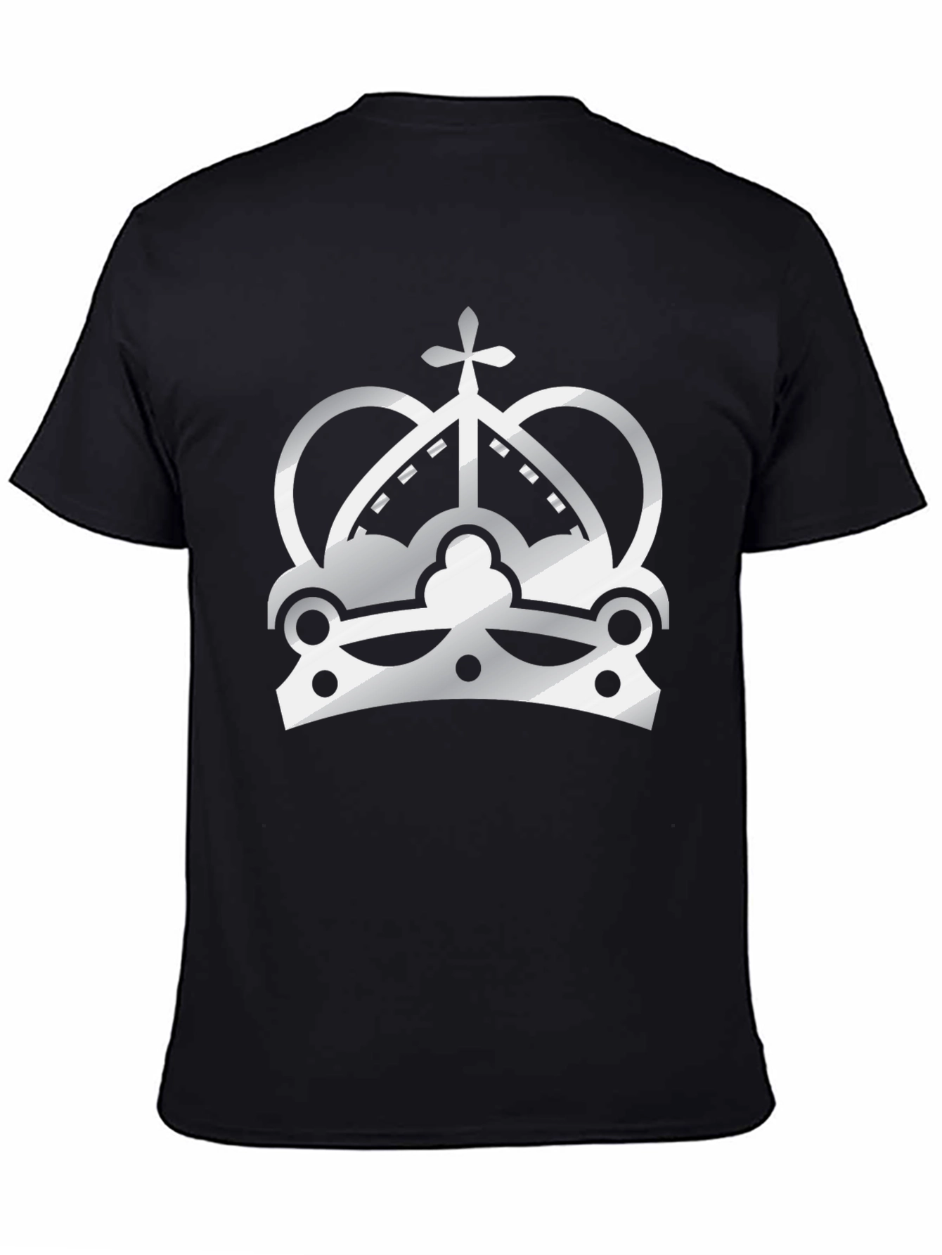 Black Crown Graphic Black T-Shirt - Stylish Streetwear view 4
