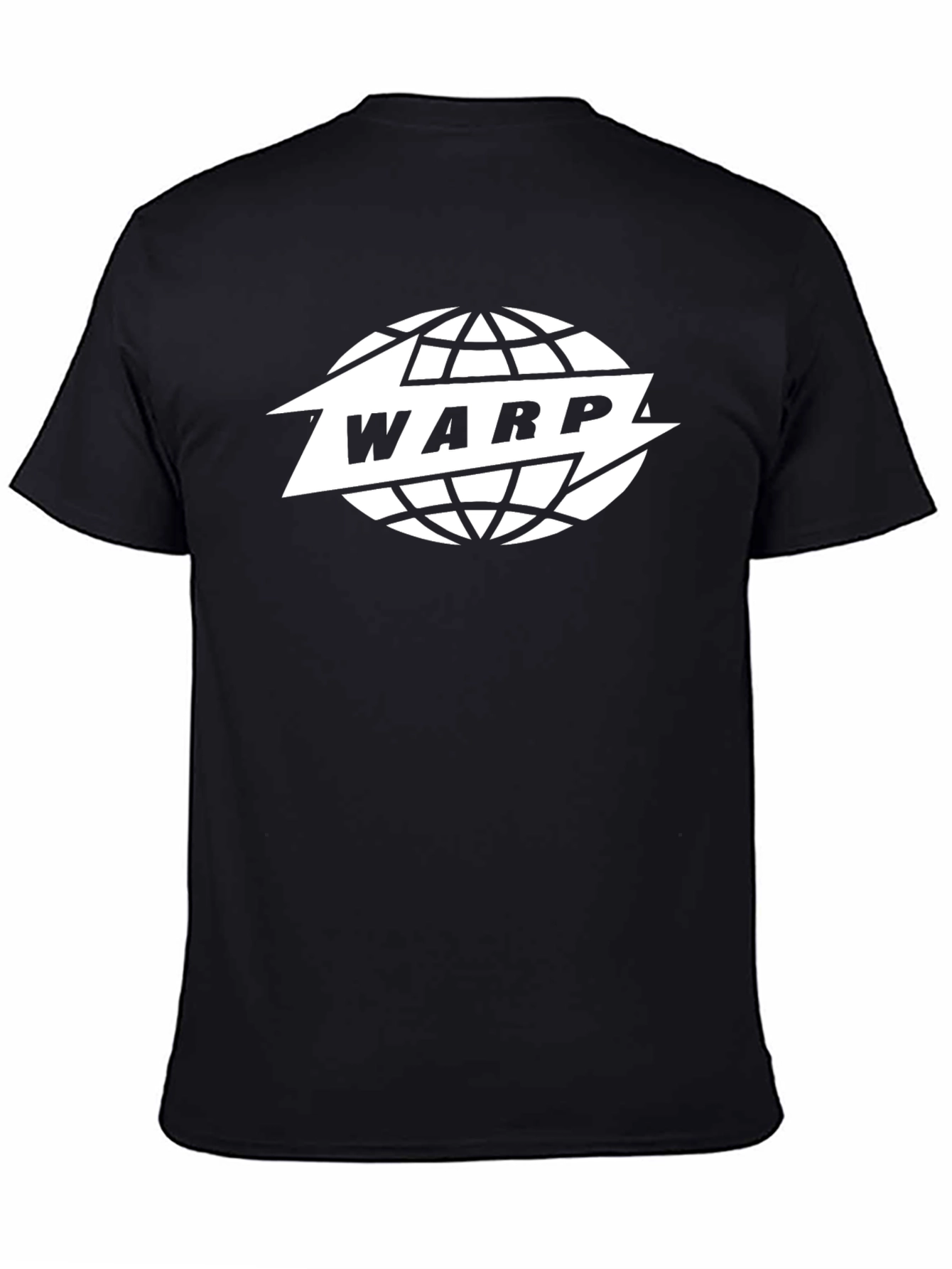 Black Warp Speed Black T-Shirt - Graphic Tee view 4