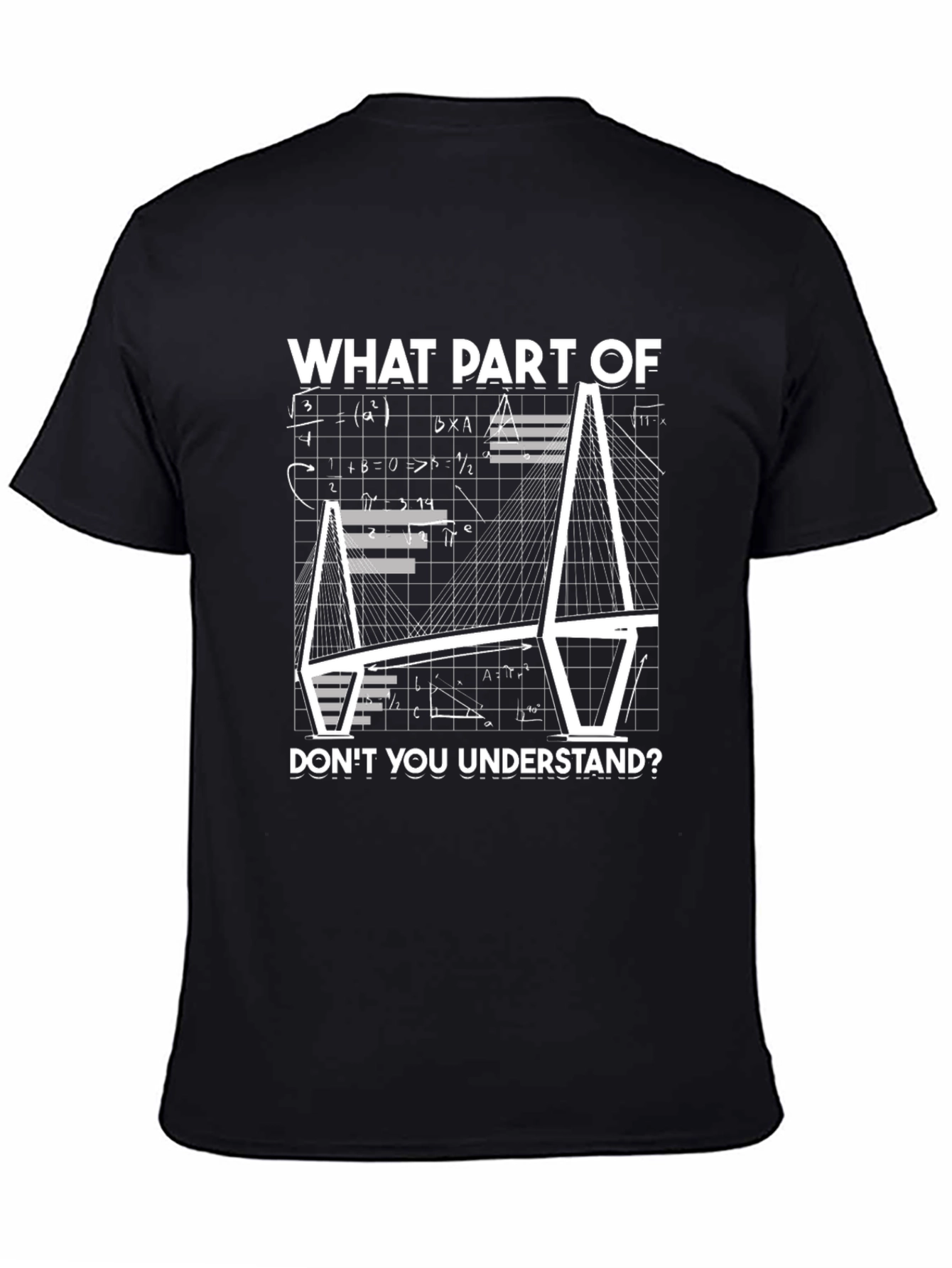 Black Engineering Humor T-Shirt view 4