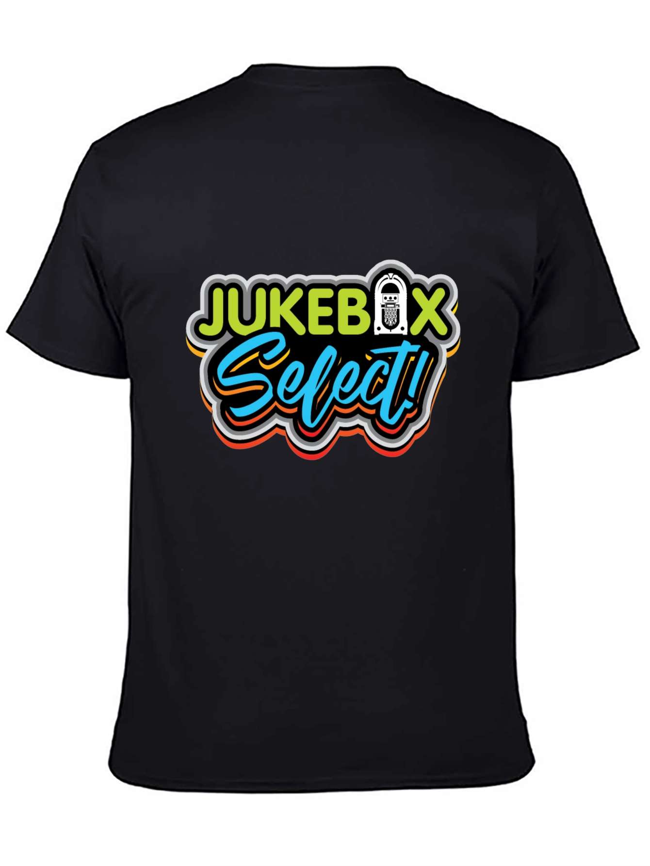 Black Jukebox Select Graphic Tee view 4