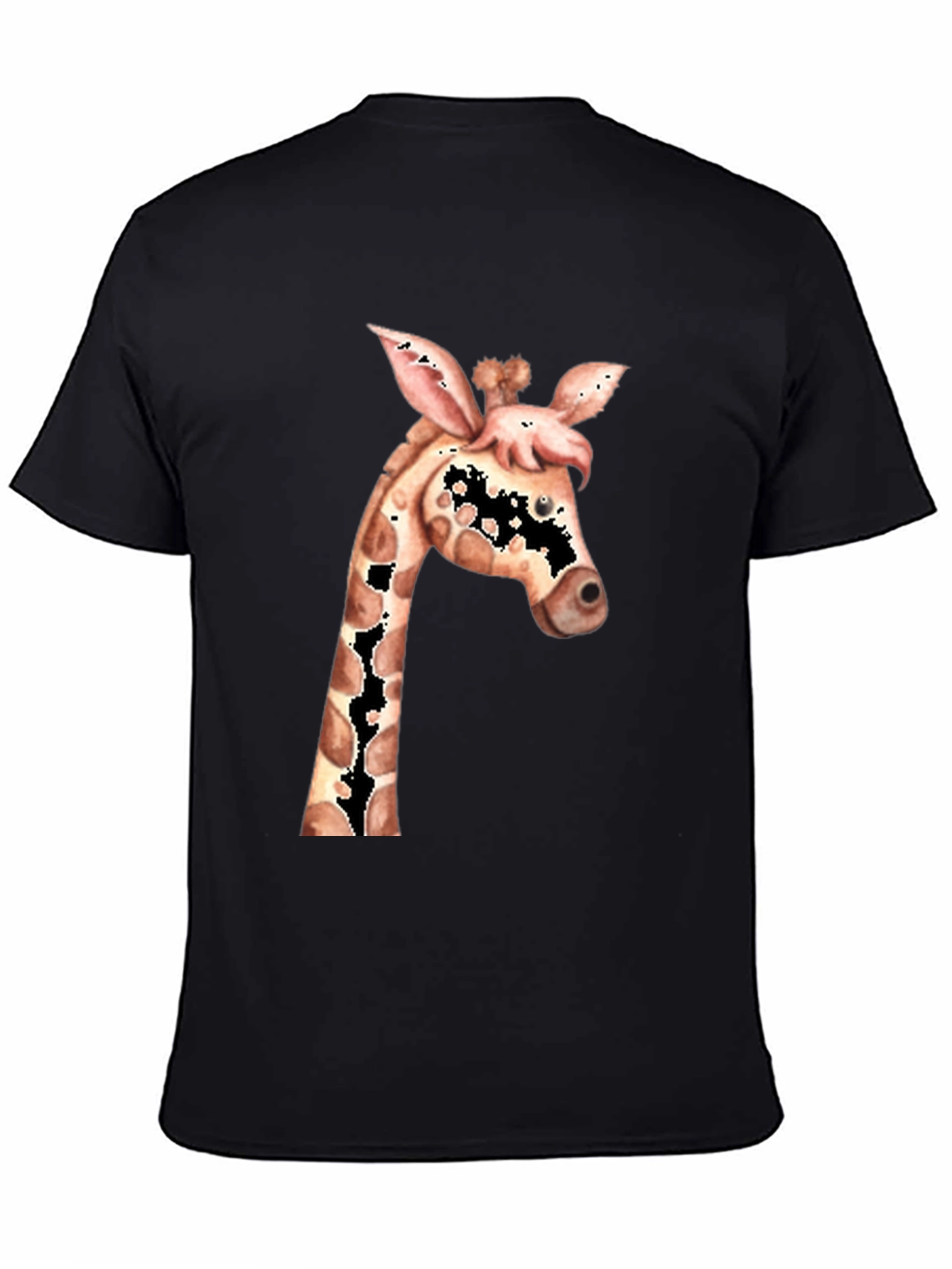 Black Giraffe Graphic Tee view 4