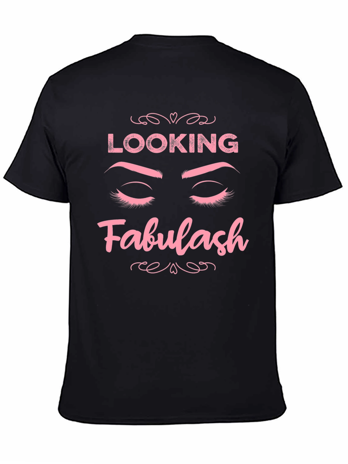 Black Looking Fabulash Graphic T-Shirt view 4