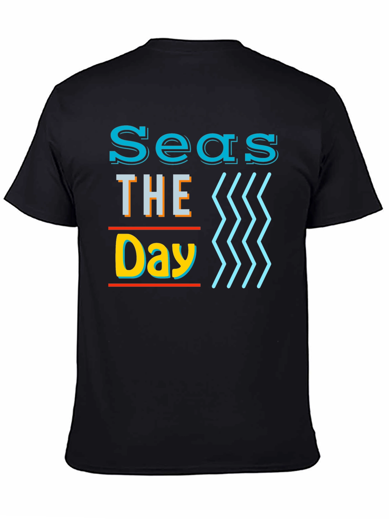 Seas The Day Graphic T-Shirt - 4
