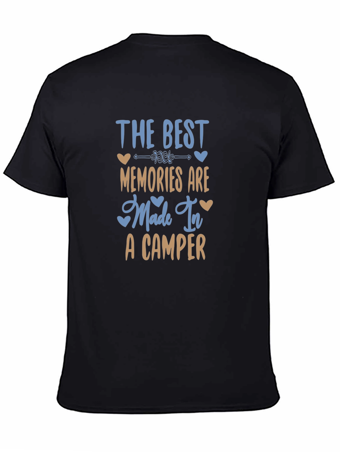 Black Best Memories Camper T-Shirt view 4