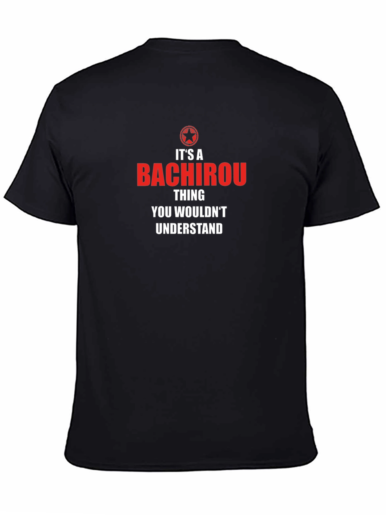 Black It's A Bachirou Thing T-Shirt view 4