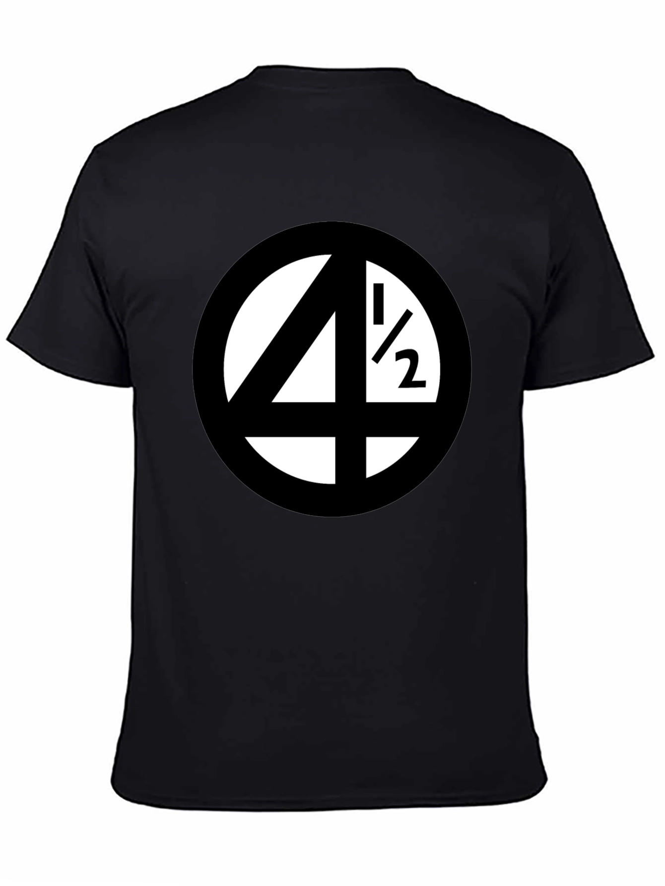 Black Novelty 4 1/2 Graphic Tee - Black T-Shirt view 4