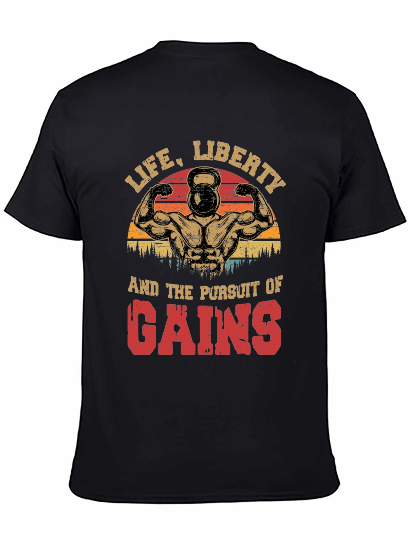 Black Life, Liberty, Gains T-Shirt view 4