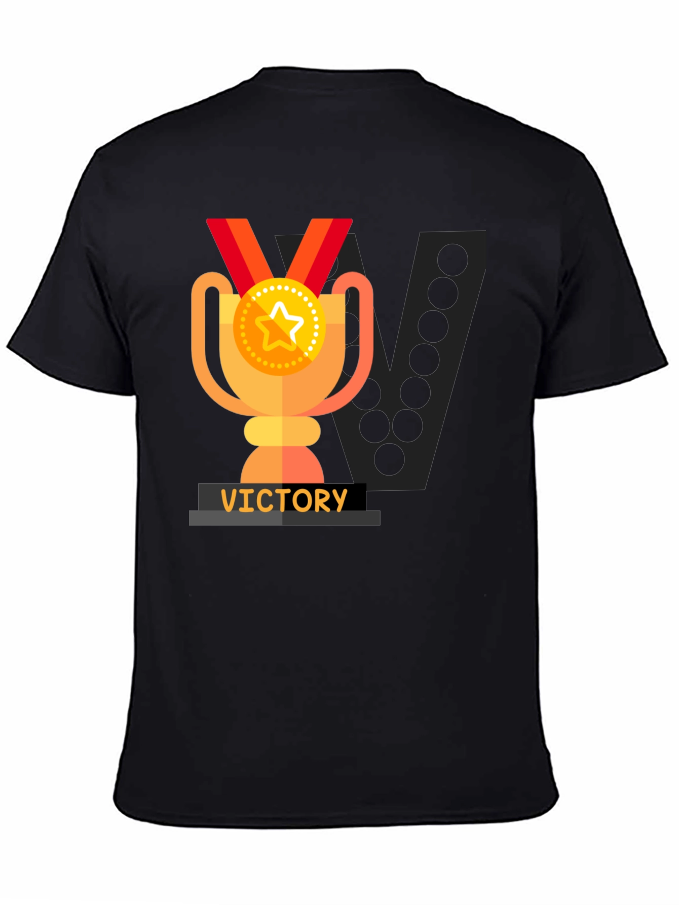 Victory Trophy Graphic T-Shirt - Black - 4
