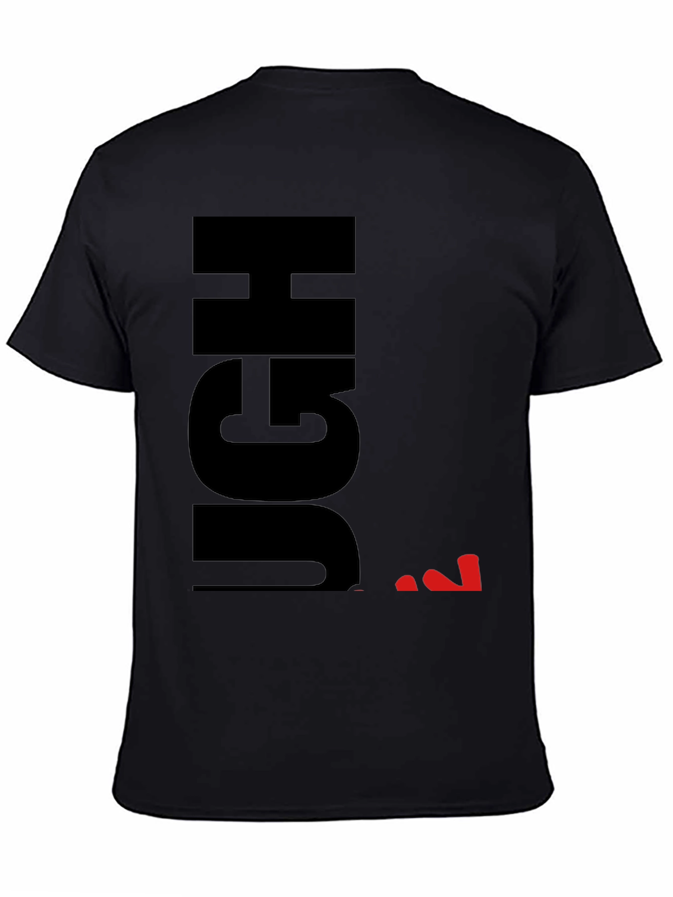 Black Ugh Sarcastic Graphic T-Shirt - Black view 4
