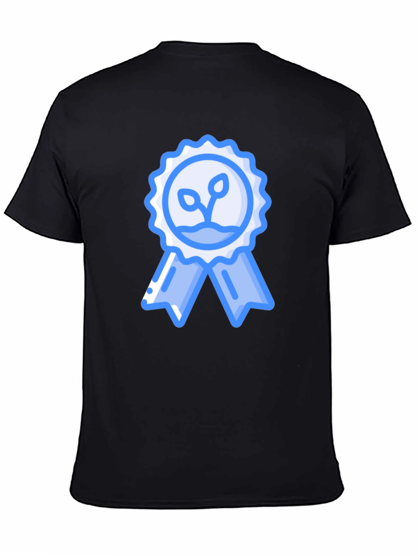 Black Eco-Friendly Plant Award Graphic T-Shirt view 4