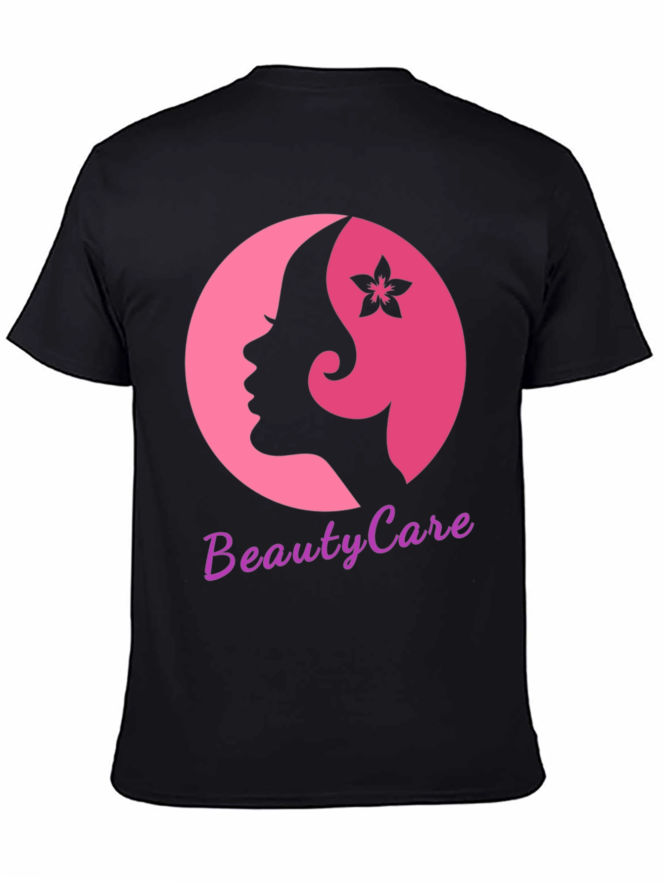 Black Beauty Care T-Shirt - Stylish Women's Graphic Tee view 4