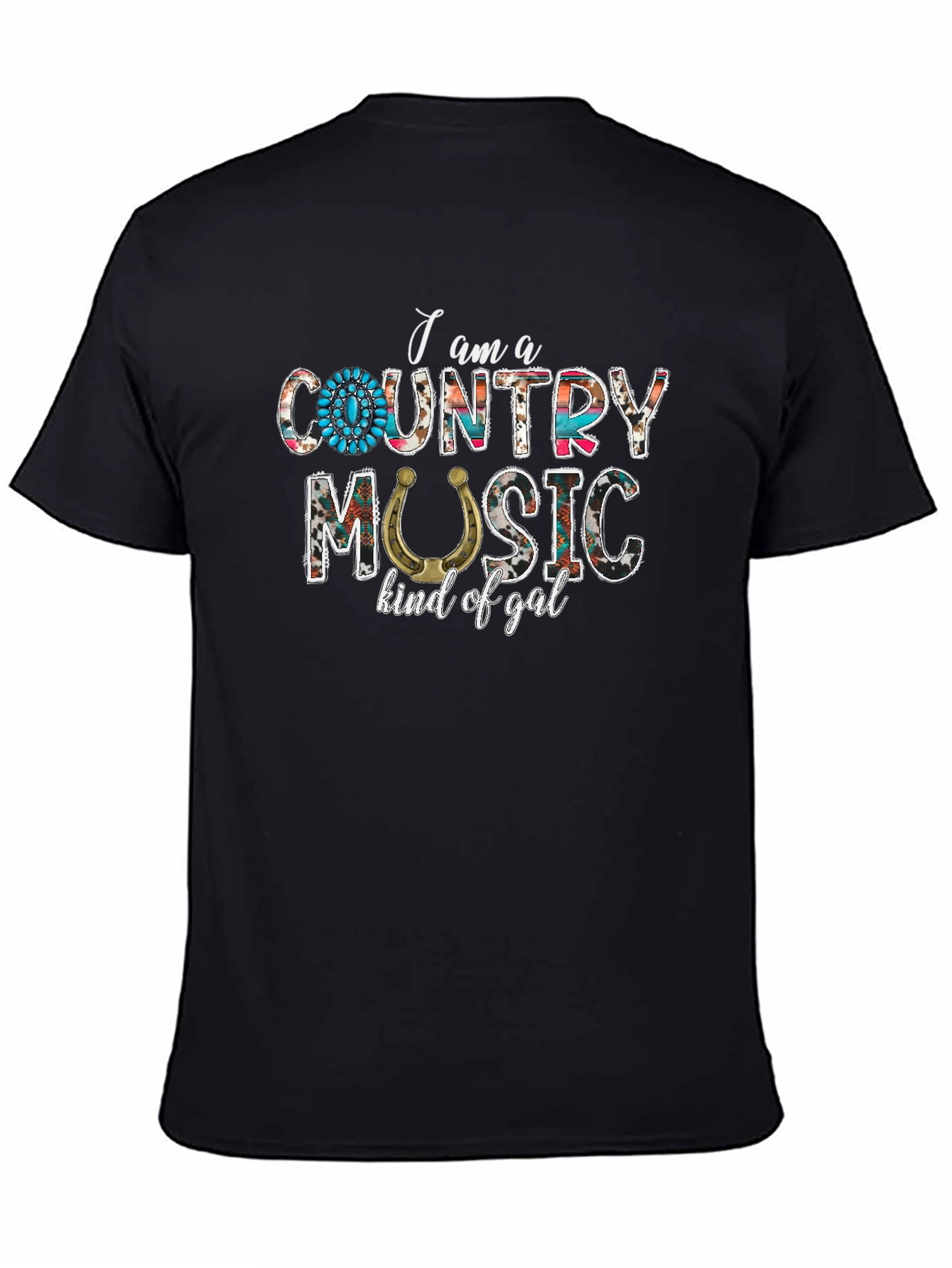 Black Country Music Kind of Gal Graphic Tee view 4