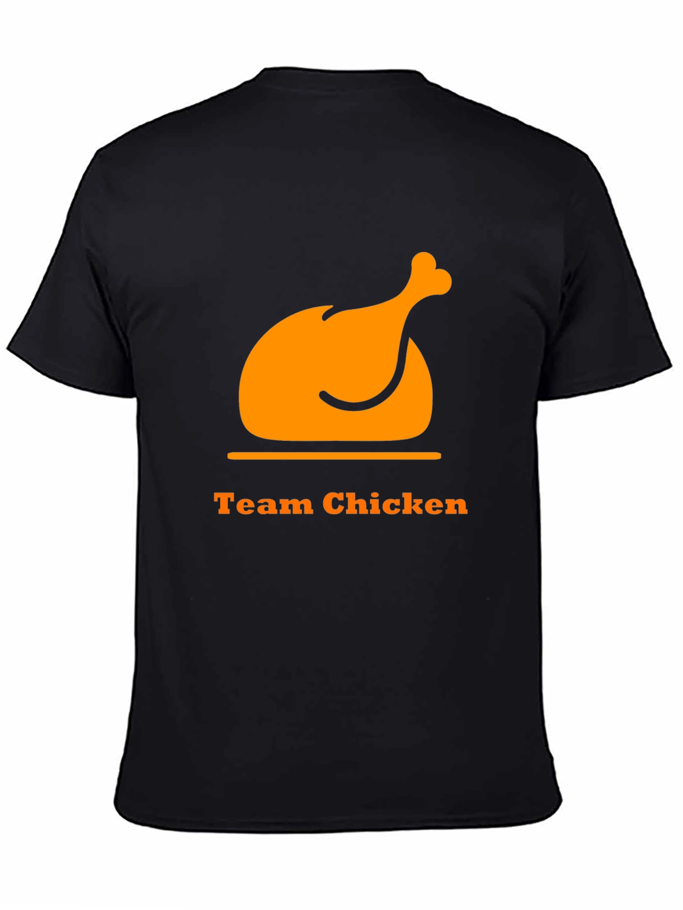 Black Team Chicken T-Shirt - Funny Cookout Apparel view 4