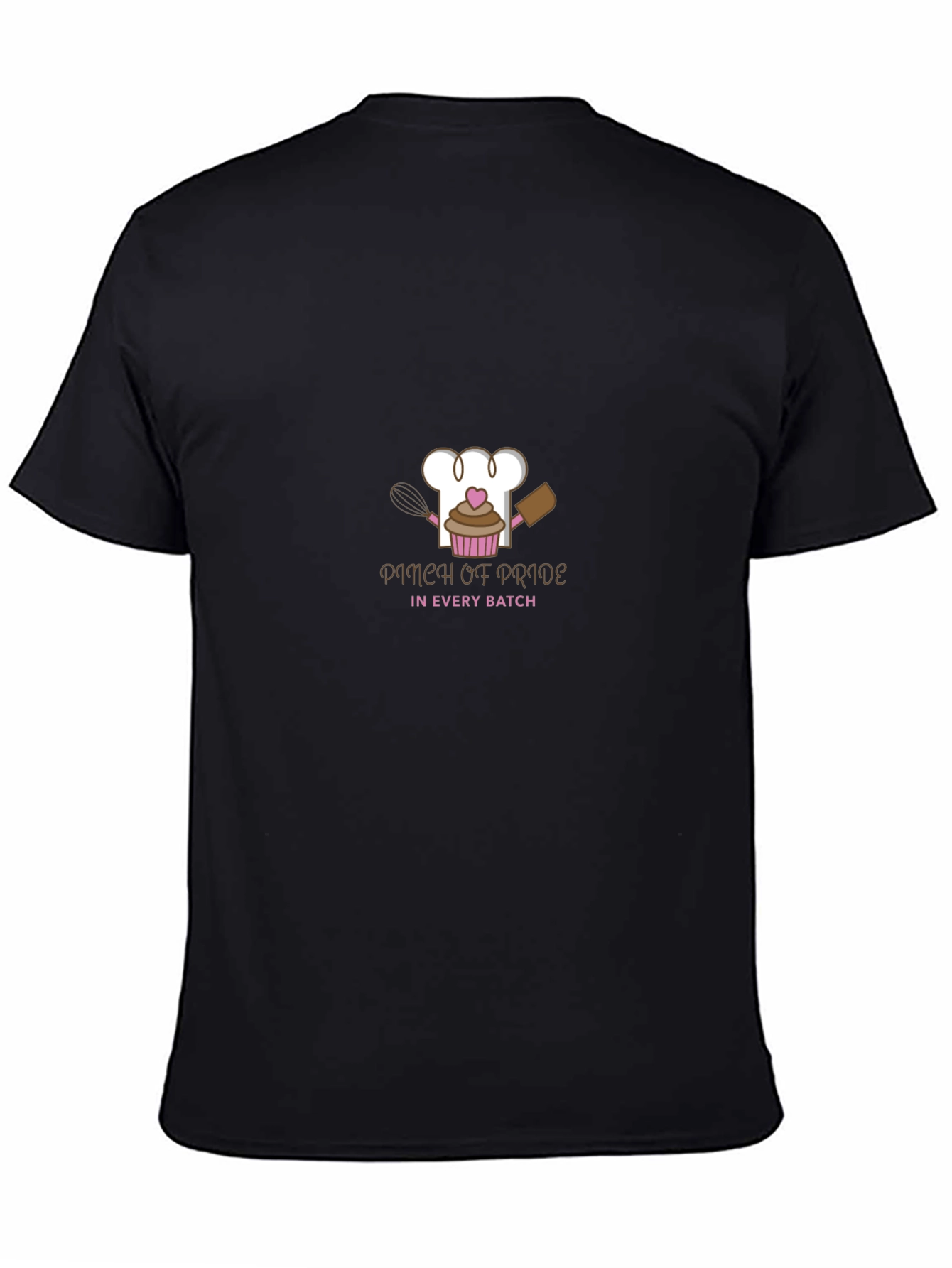 Black Pinch of Pride Baking T-Shirt view 4