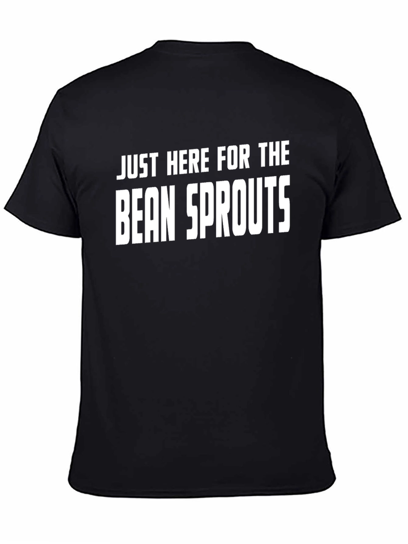 Black Bean Sprouts Graphic T-Shirt - Novelty Tee view 4